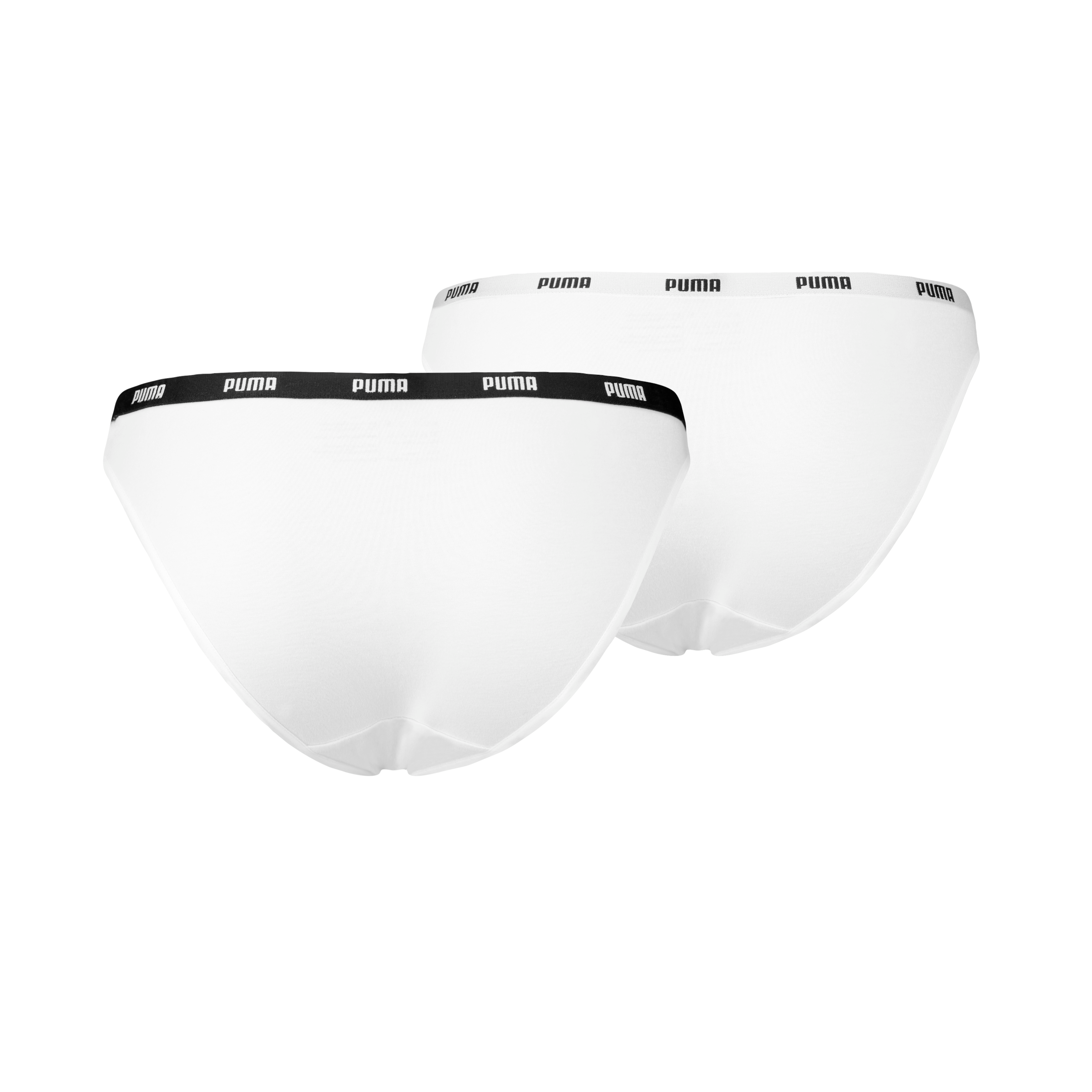 PUMA Bikinislip »PUMA WOMEN BIKINI 2P« 2er Pack,  Low-Rise Design, flache Nähte, elastischer Logobund