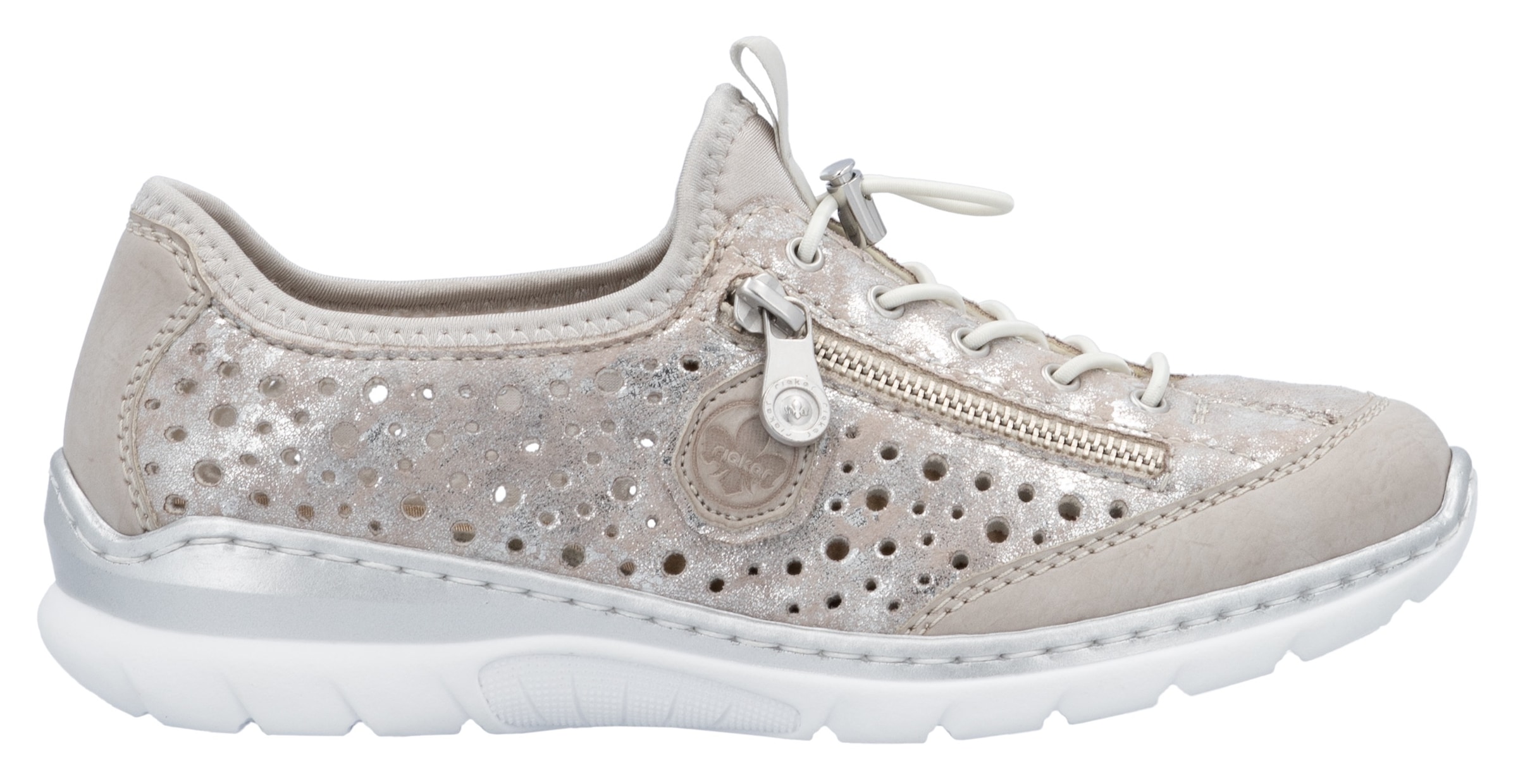 Rieker Baskets slip-on  , Schlupfschuh, Freizeitschuh, Halbschuh mit Schnellverschluss