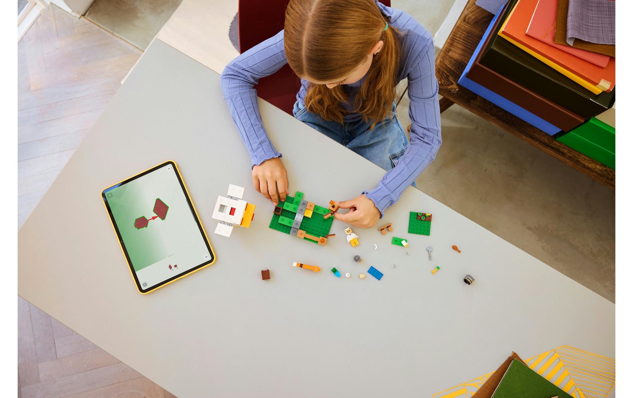   Pions de construction »Minecraft Hühnerfarm 21585« Kategorie: Fantasy-Welt