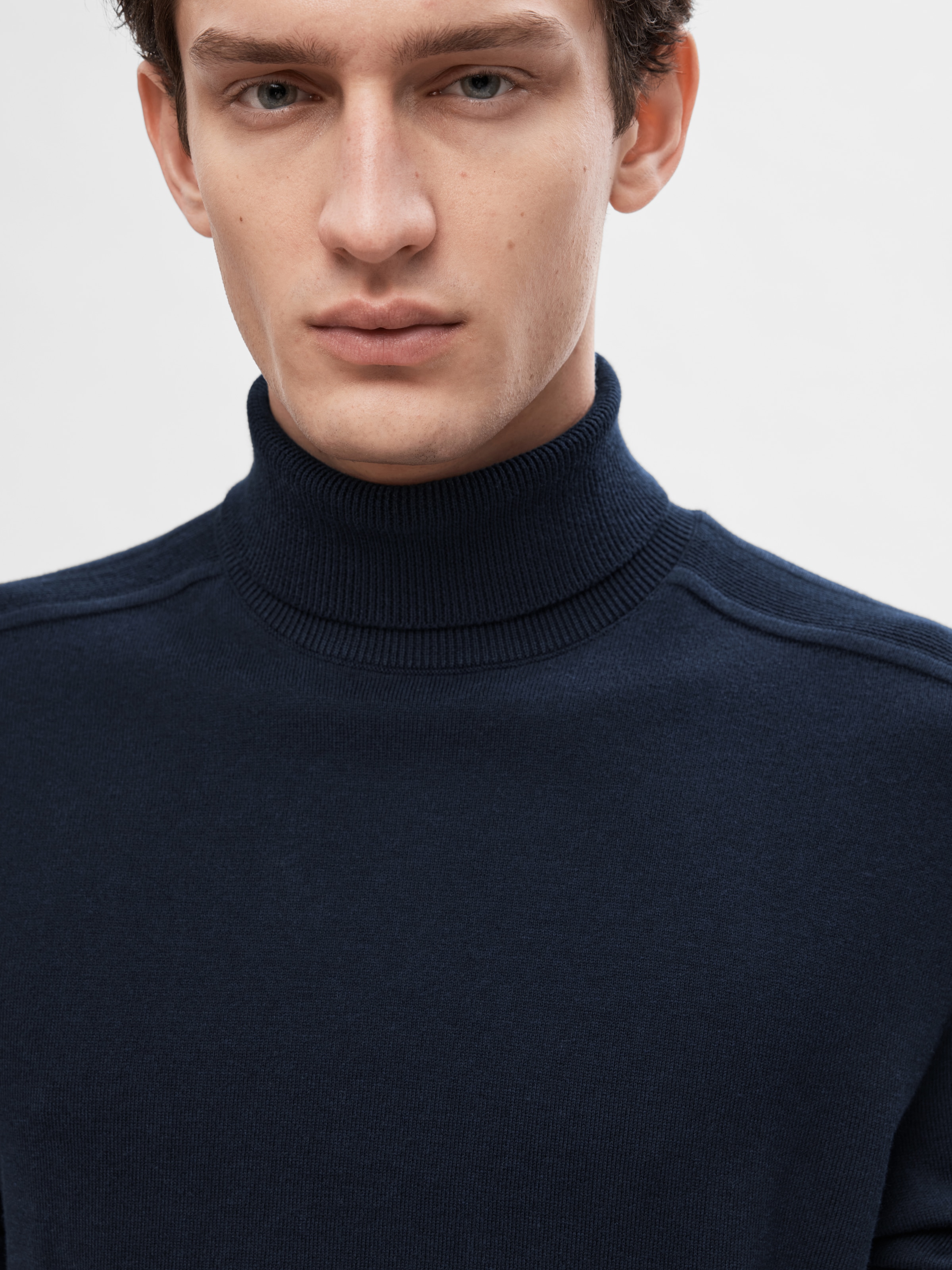 SELECTED Rollkragenpullover »SLHBERG ROLL NECK NOOS«