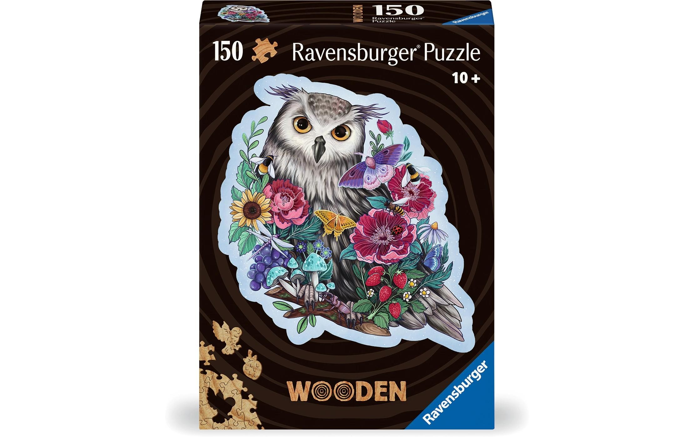 Ravensburger Puzzle »Wooden, Geheimnisvolle Eule« fabriqué en Europe