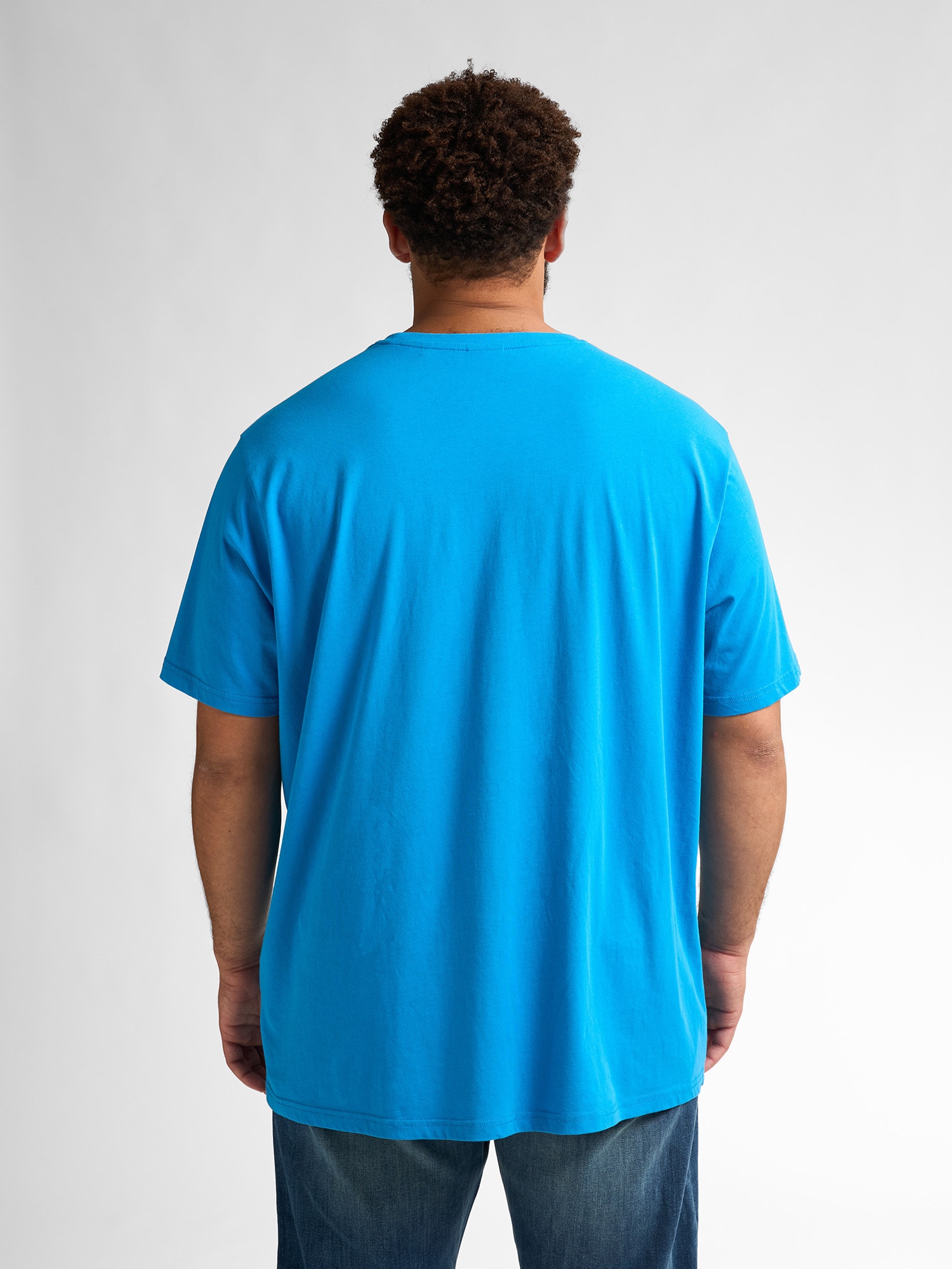 Petrol Industries Shirt à col rond mit Logo Stickerei