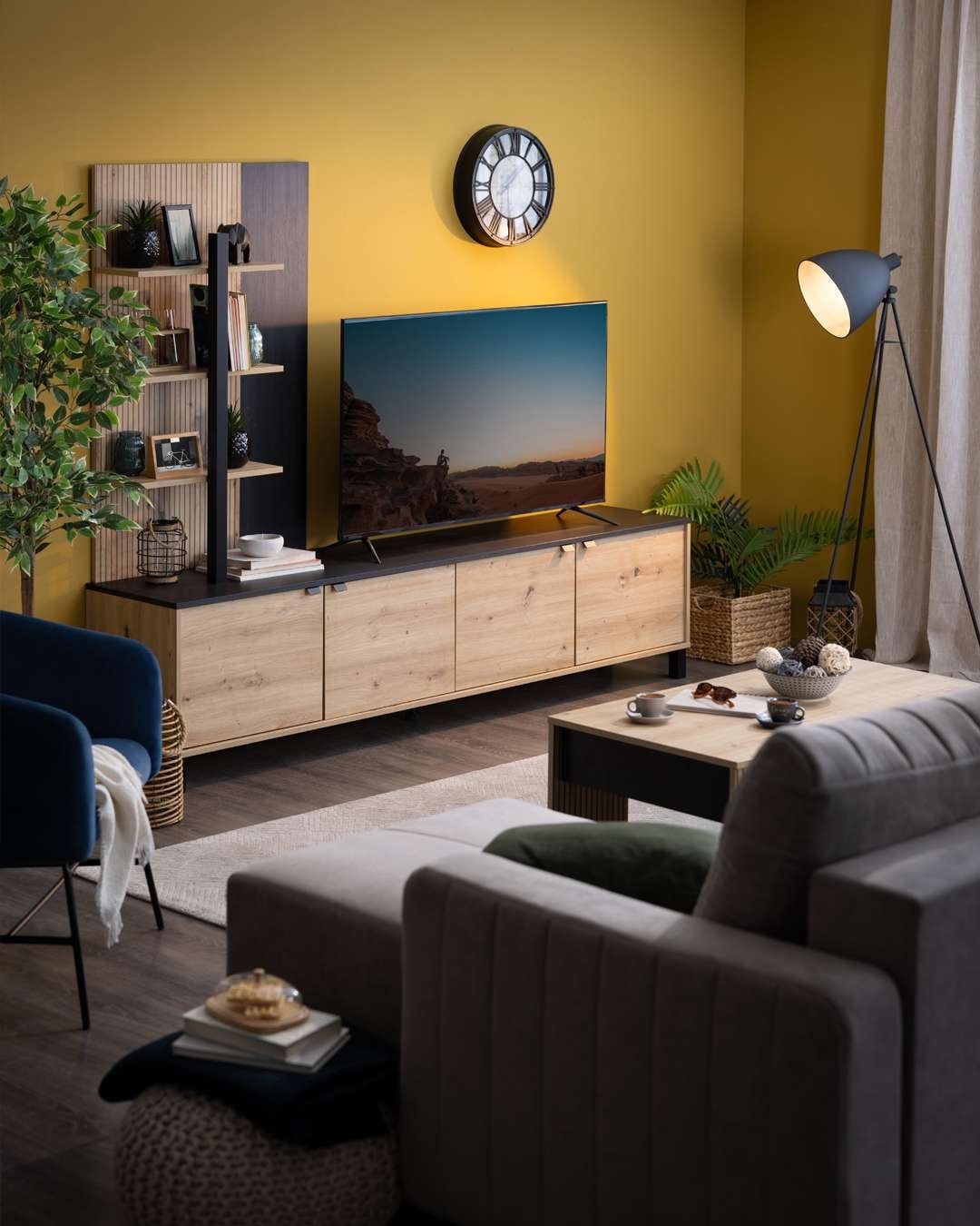 Home affaire Meuble mural »Margate inkl.TV-Board und Standregal«