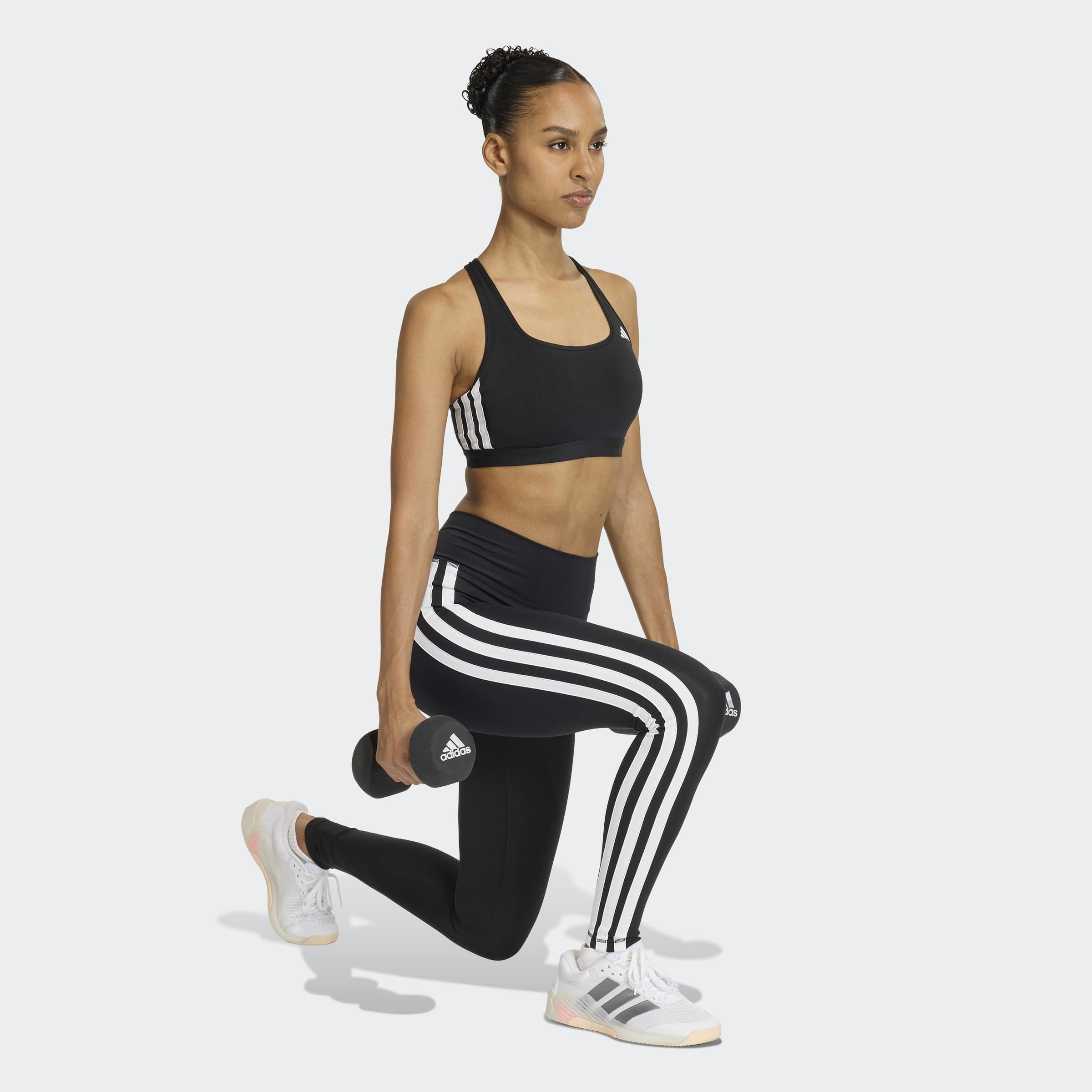 adidas Performance Soutien-gorge de sport »OPTIME ESSENTIALS WORKOUT 3-STREIFEN MEDIUM SUPPORT BH« ohne Bügel, in Stretch-Qualität