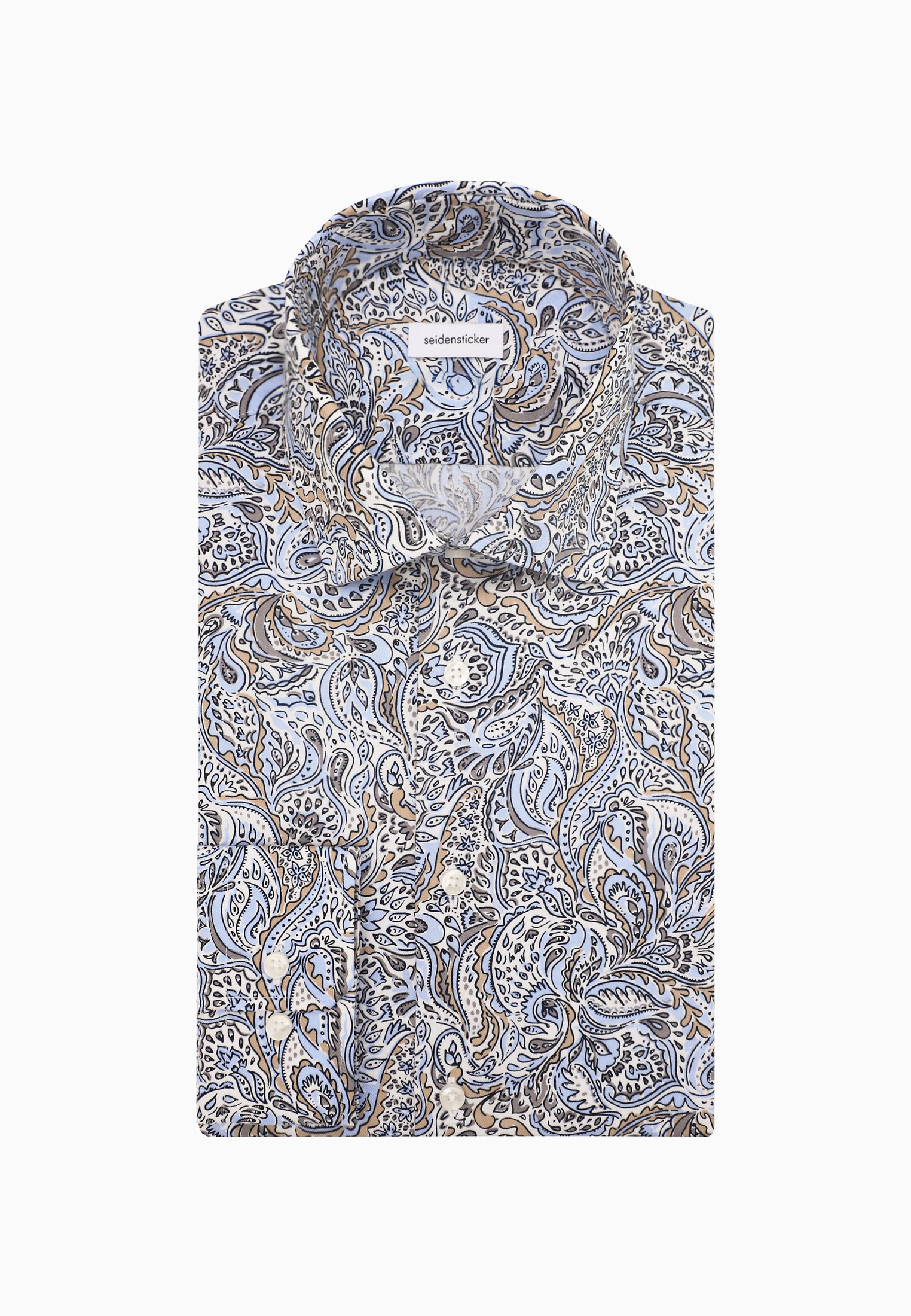 seidensticker Businesshemd »Slim« Slim 1/1 Kentkragen Floral