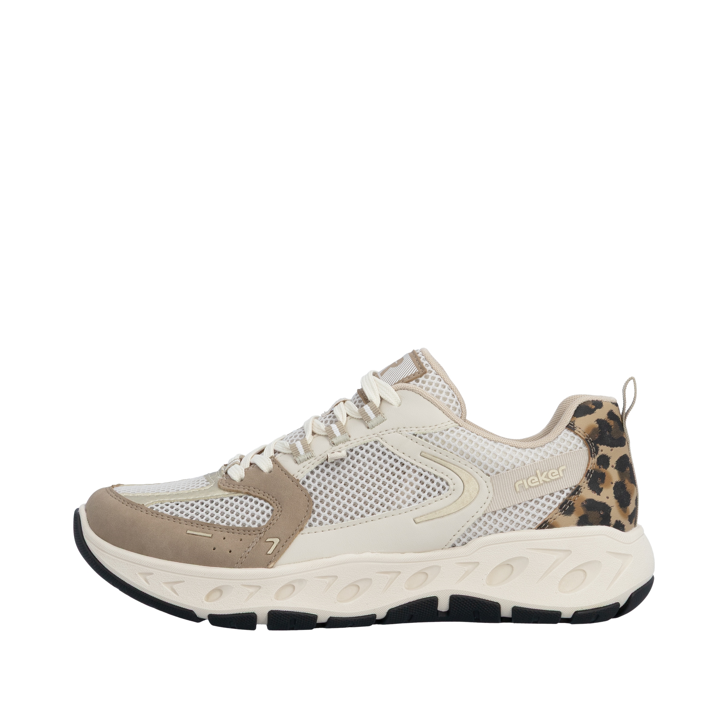 Rieker Plateausneaker  Schnürschuh, Freizeitsneaker, Halbschuh mit MemoSoft-Innensohle