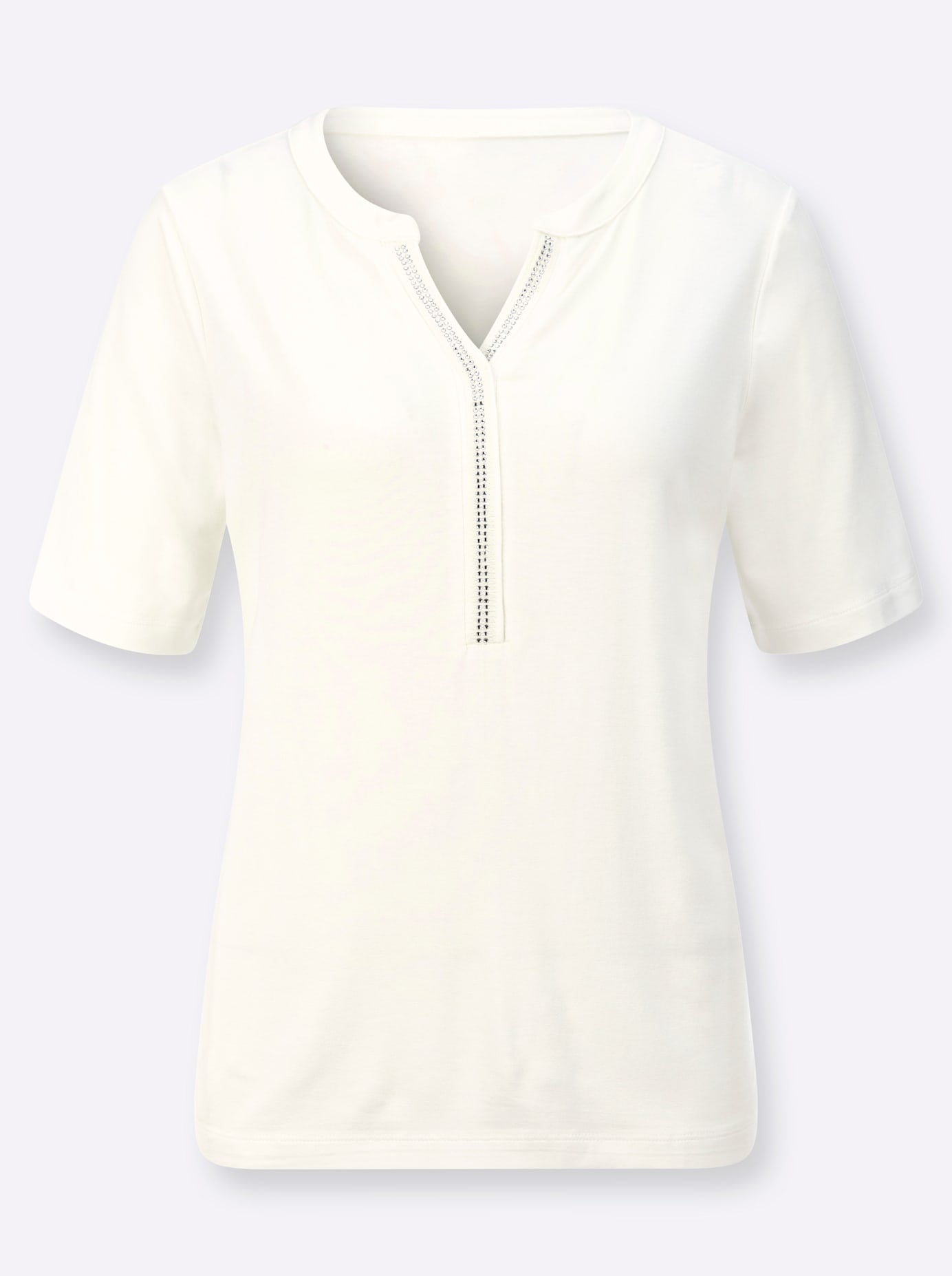 creation L T-shirt en V »Kurzarm-Shirt« 1 pièces