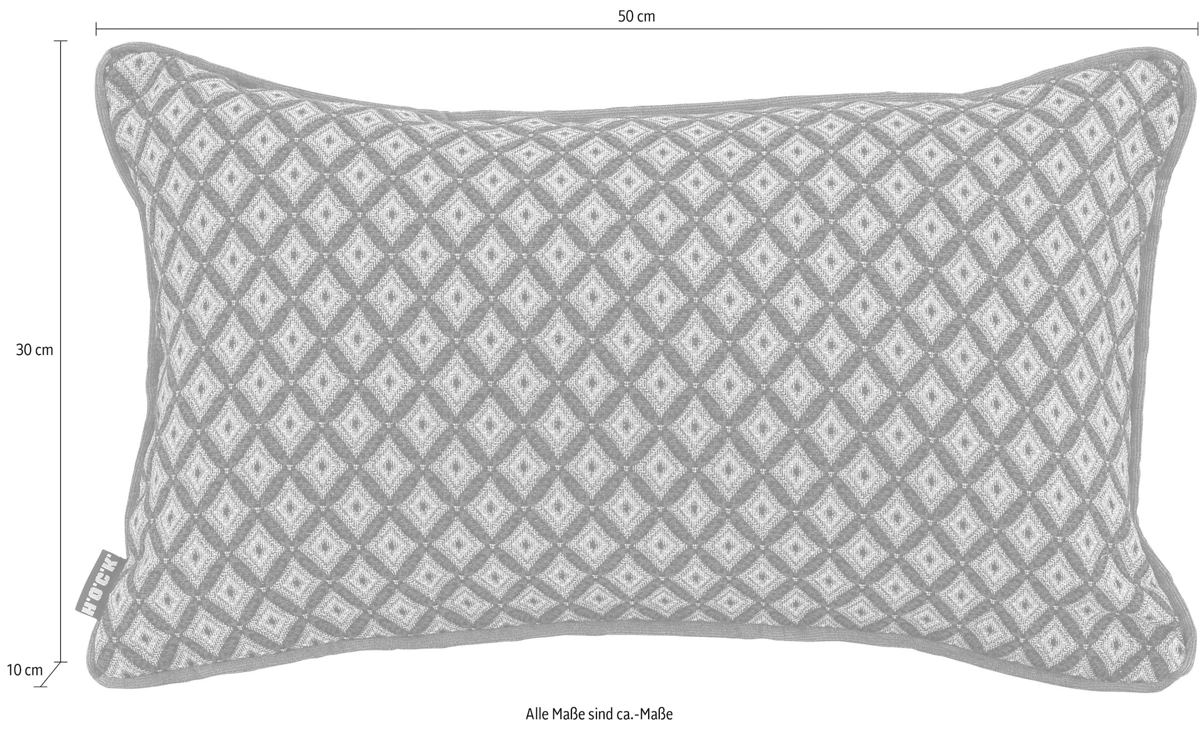 H.O.C.K. Coussin décoratif »Harry Devin« Kissenhülle mit Füllung, 1 Stück