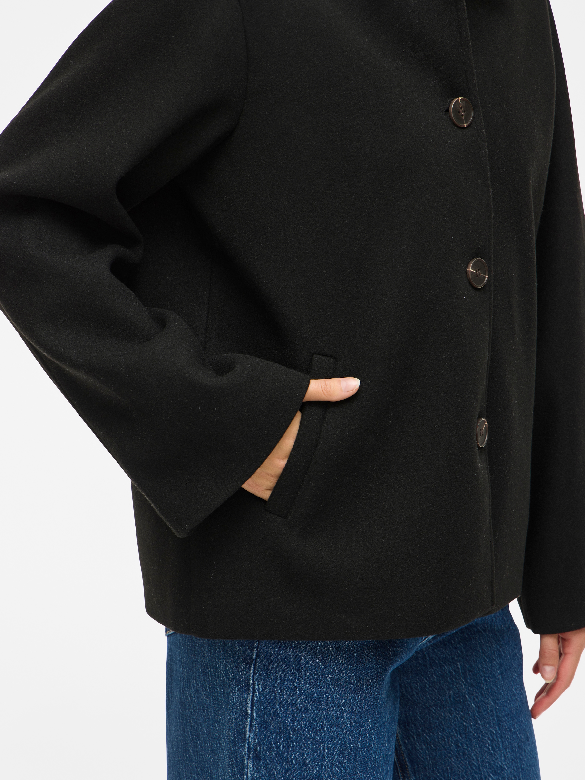 Vila Veste courte »VICLAUDIA L/S JACKET- NOOS« fibre synthétique