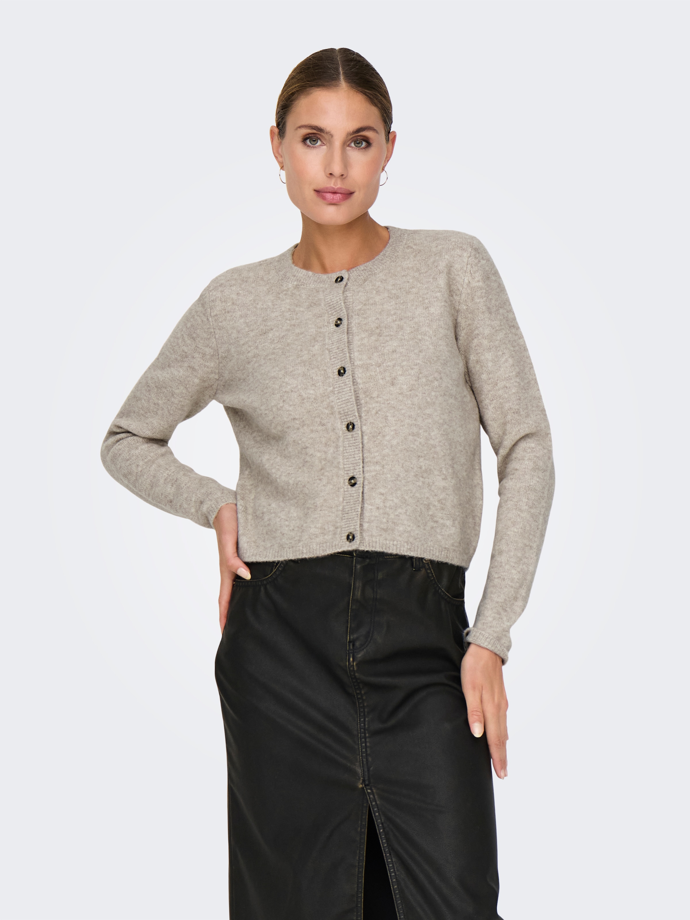 JDY Veste en tricot »JDYCHLOE LIFE L/S CARDIGAN KNT NOOS« Materialmix