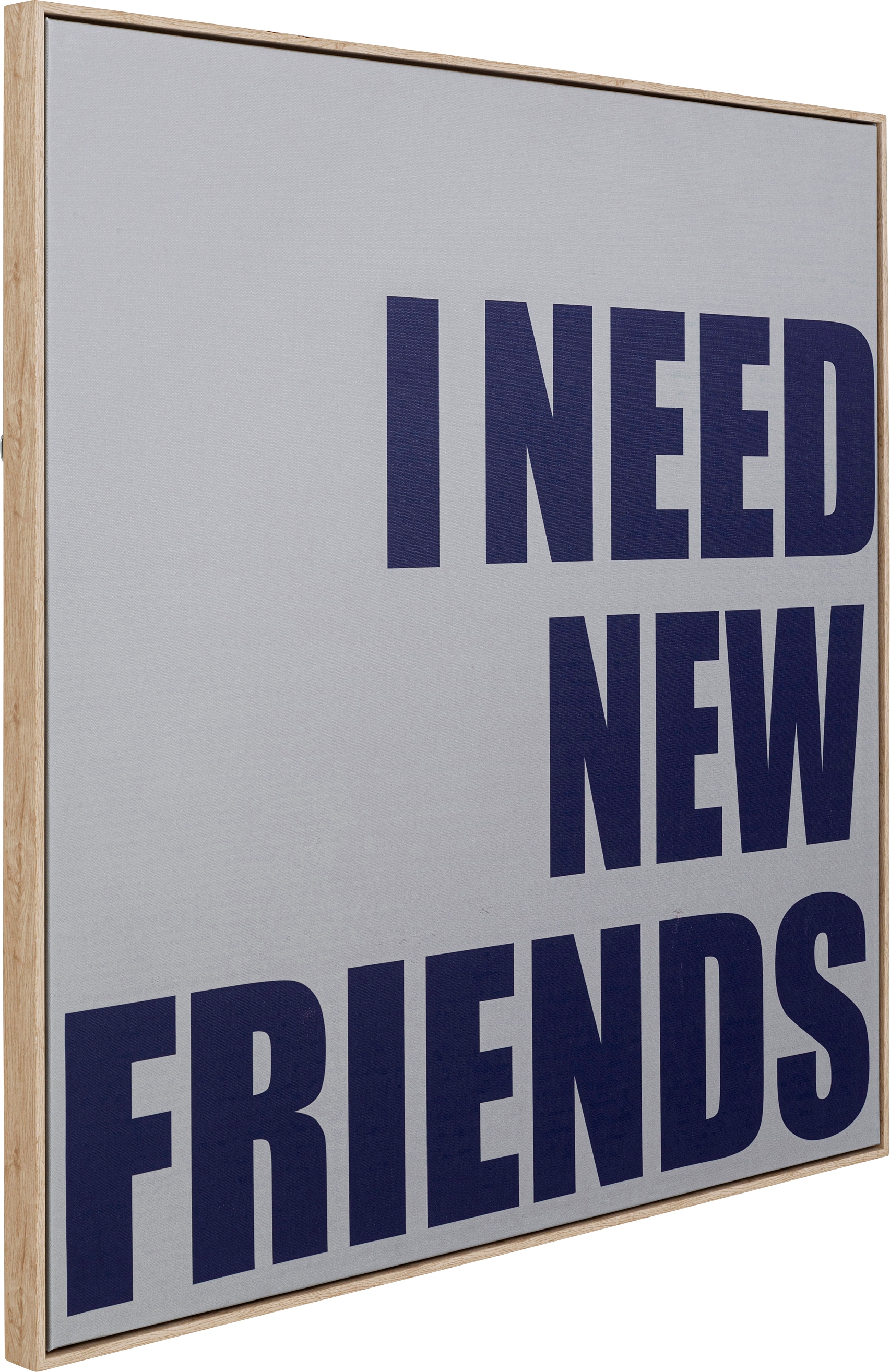 Kare Design Bild mit Rahmen »Gerahmtes Bild New Friends 80x80cm«