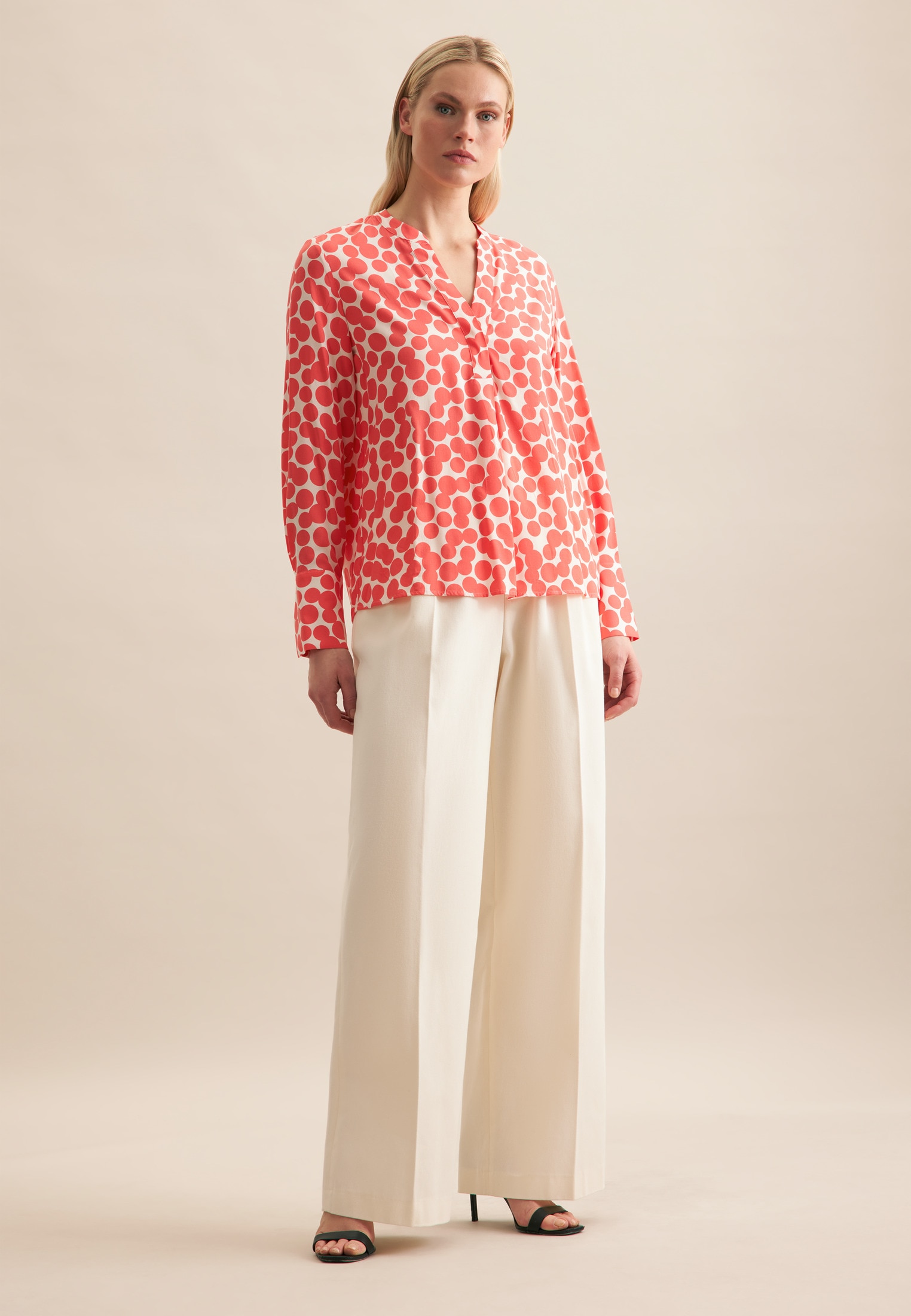 seidensticker Blouse classique »Schwarze Rose« Tunika Punkte