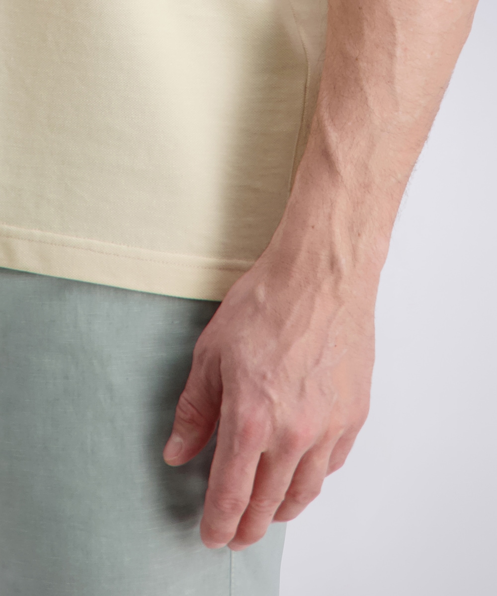 Pierre Cardin Polo coupe normale, manches courtes, col polo ouvert