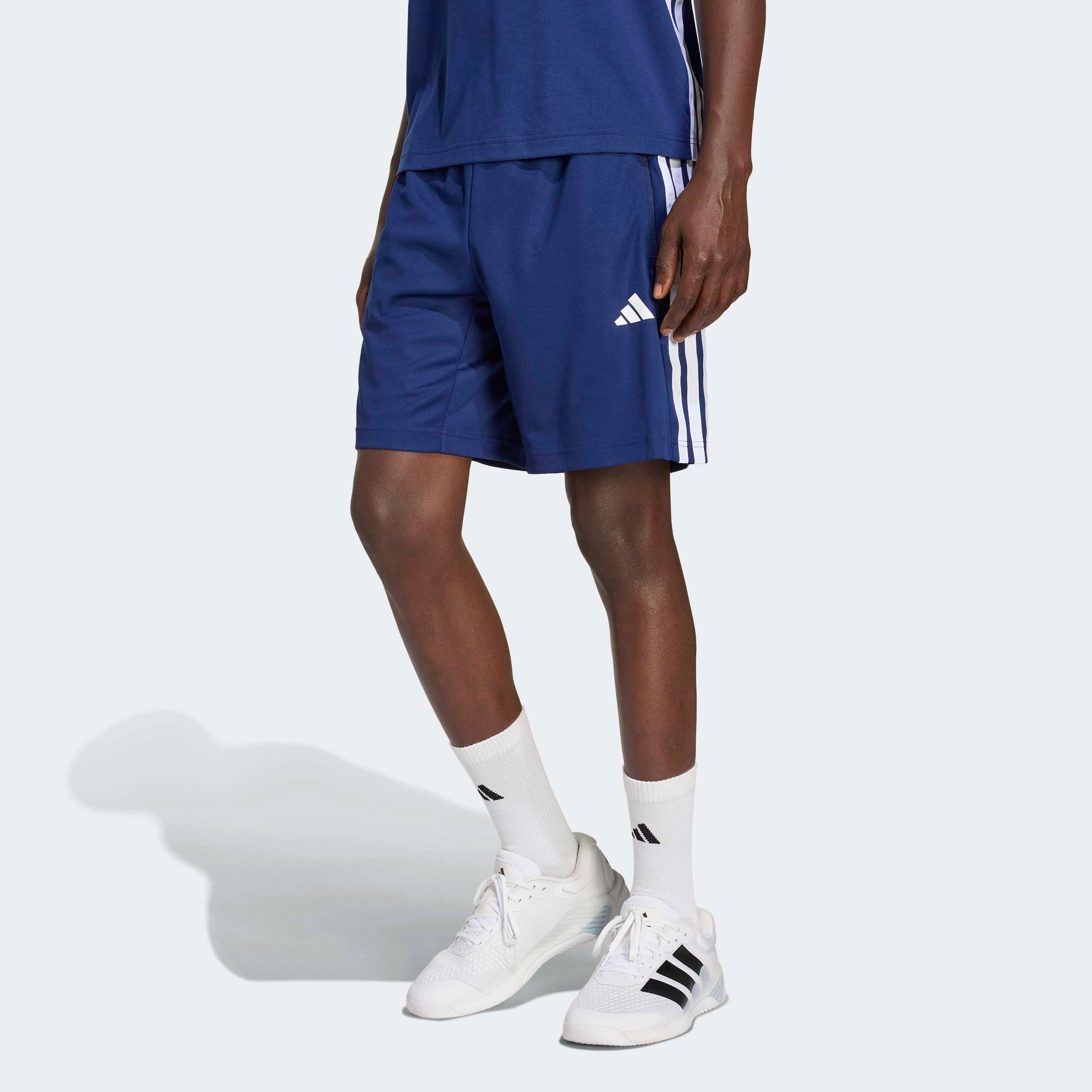 adidas Performance Short »WORKOUT ESSENTIALS BASE 3-STREIFEN PIKEE-, 23 CM«  style sportif, pour activités sportives, en polyester