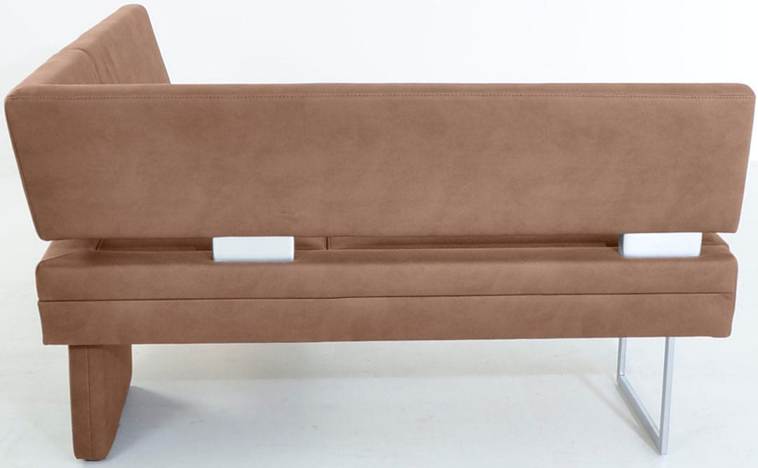 K+W Komfort & Wohnen Banc d'angle jambe longue à gauche ou à droite, avec entretoise décorative