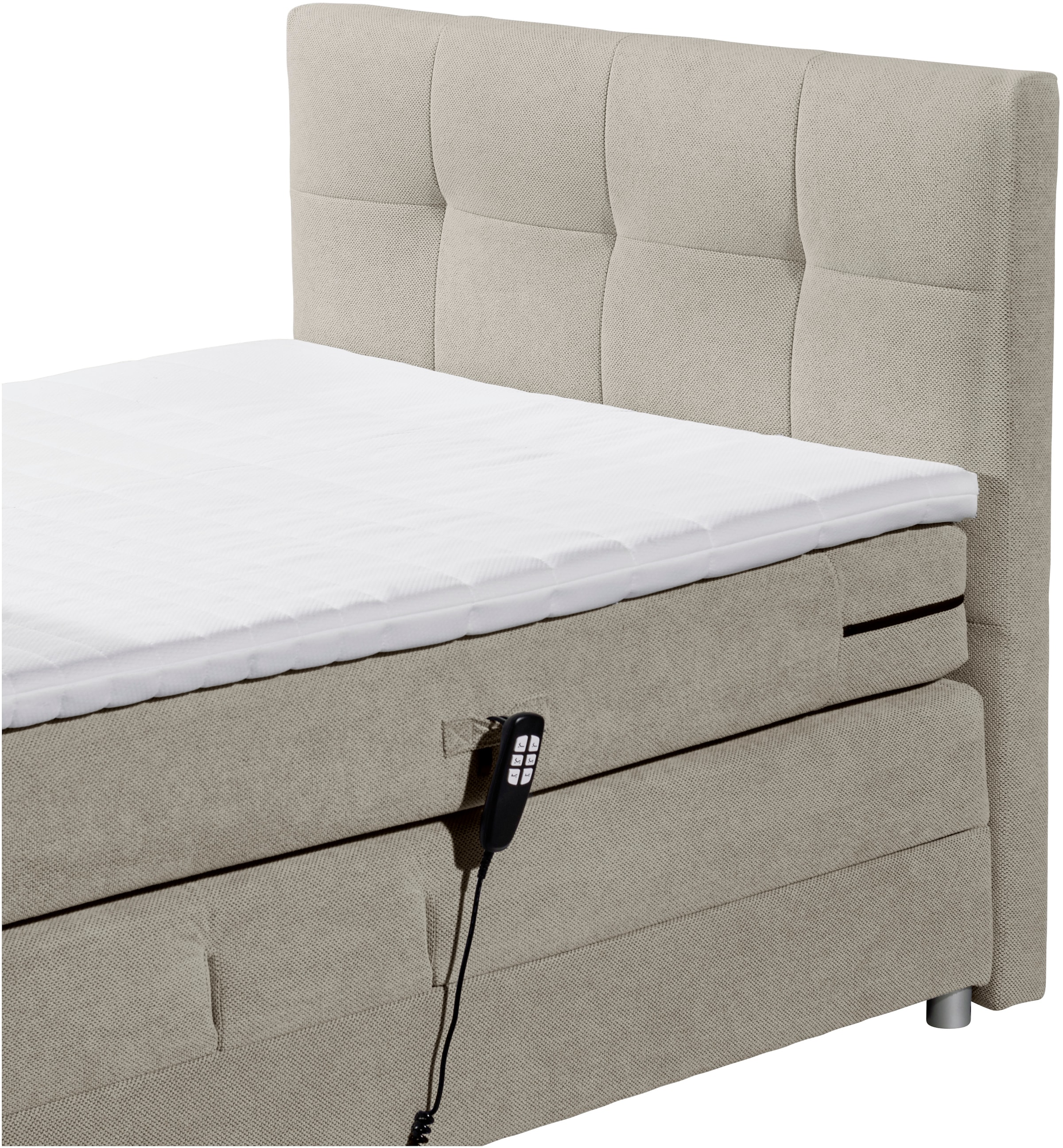 ED EXCITING DESIGN Boxspringbett »Toulouse B« inkl. Motor
