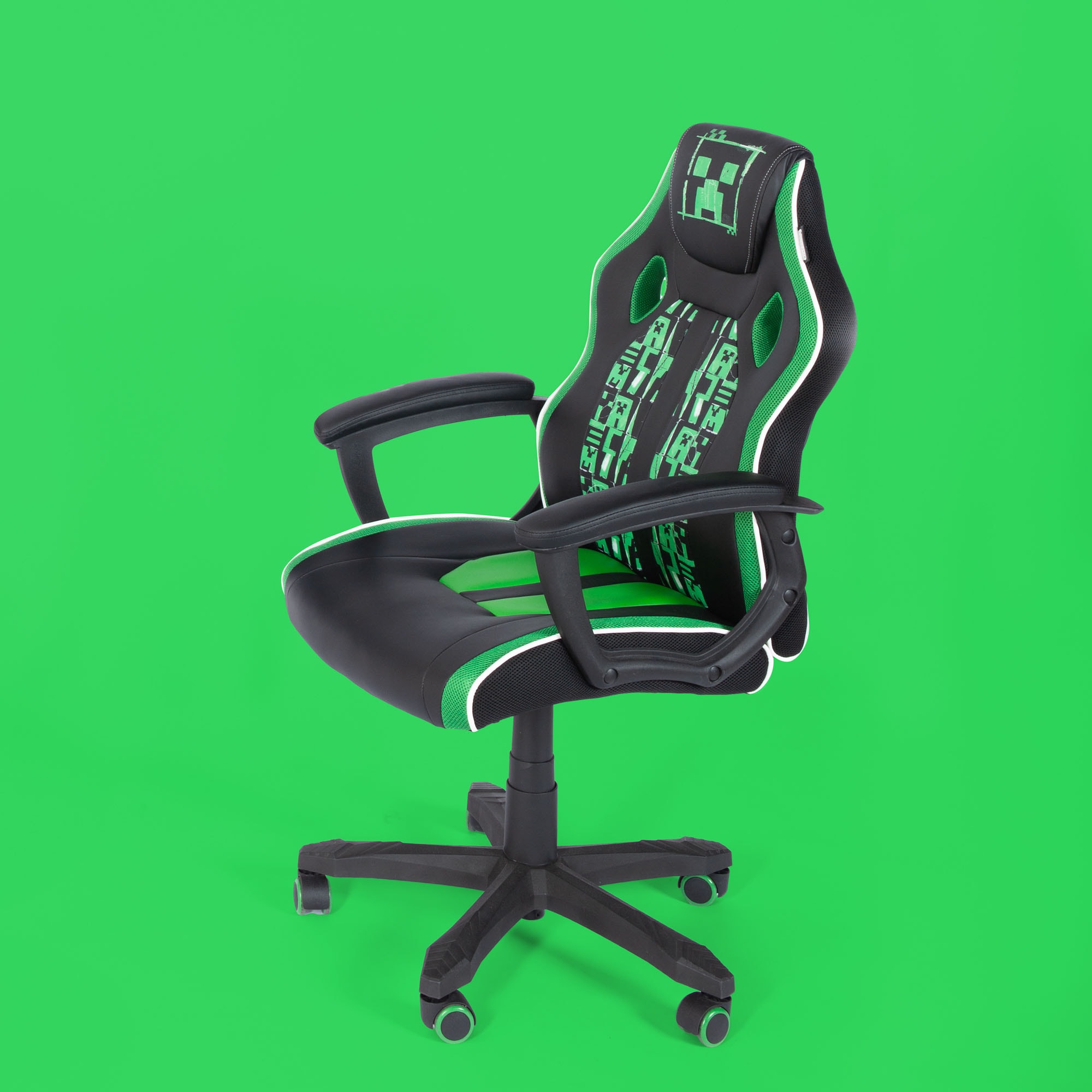 Phoenix Chaise de jeu () 1 cuisdétails verts, fauteuil de course