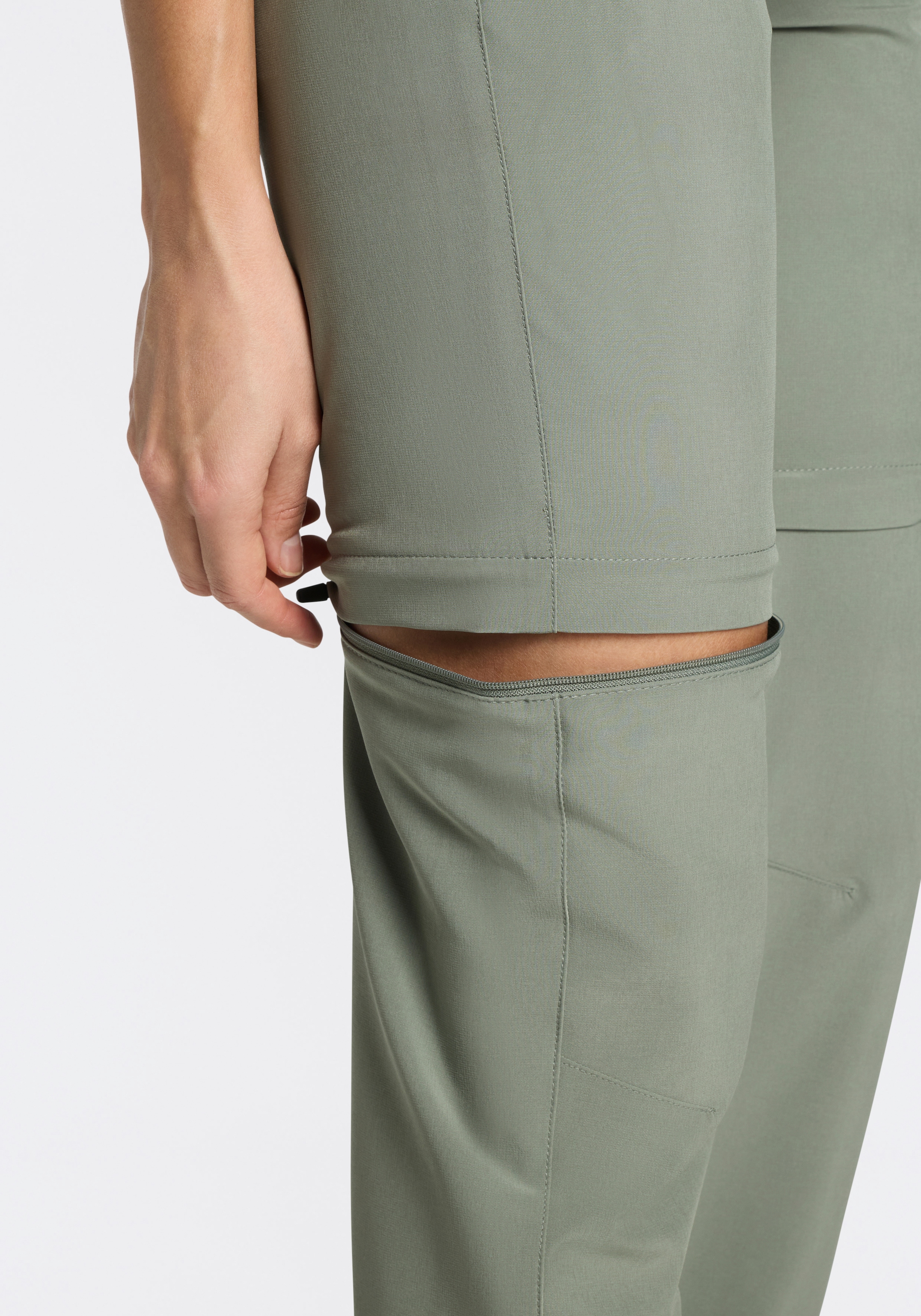 CMP Pantalon zip-off »WOMAN ZIP OFF PANT«  avec poches à fermeture éclair, matériau élastique, à séchage rapide