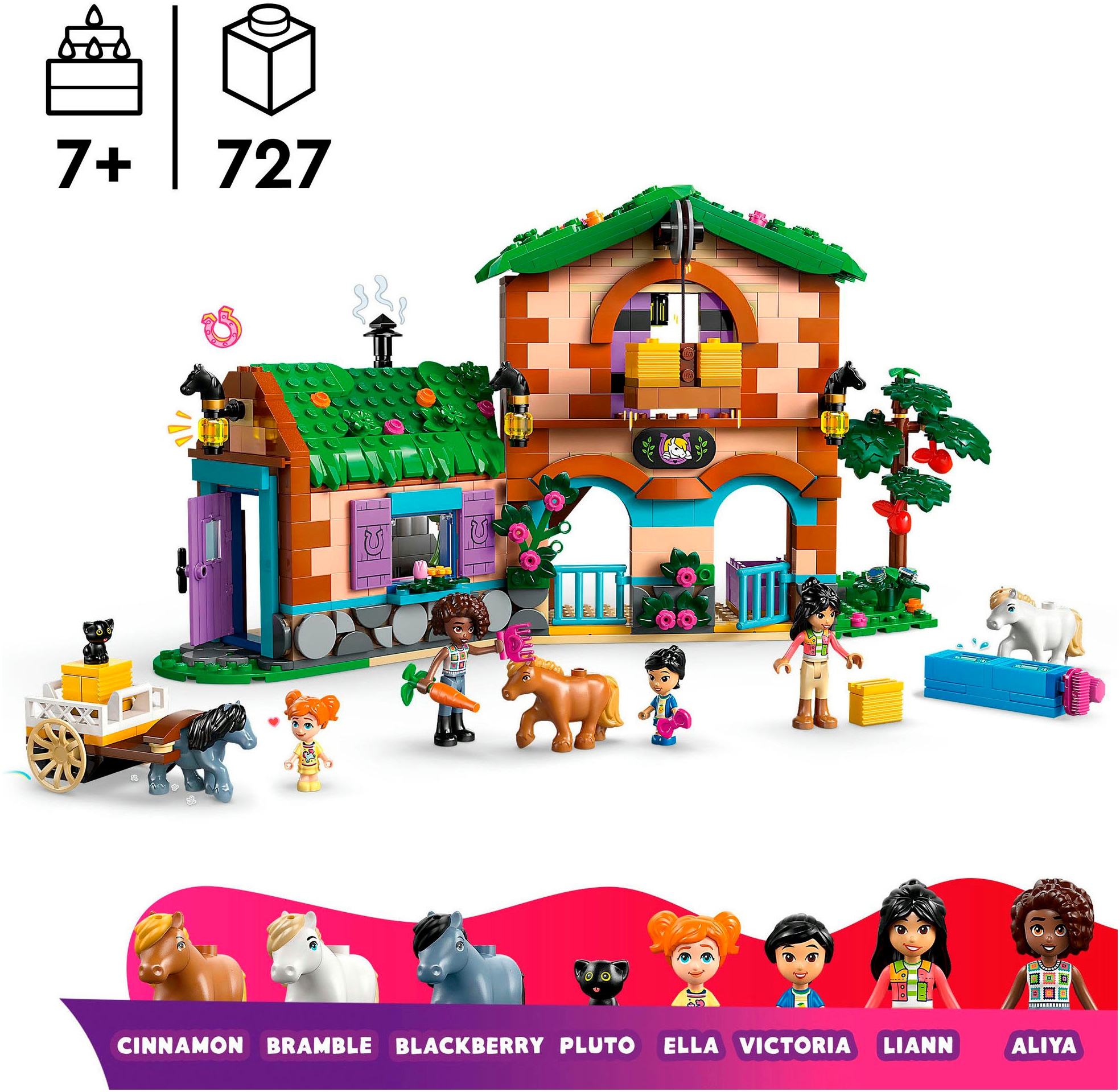 LEGO® Pions de construction »Ponyhof & Stall (42654), LEGO Friends« Made in Europe
