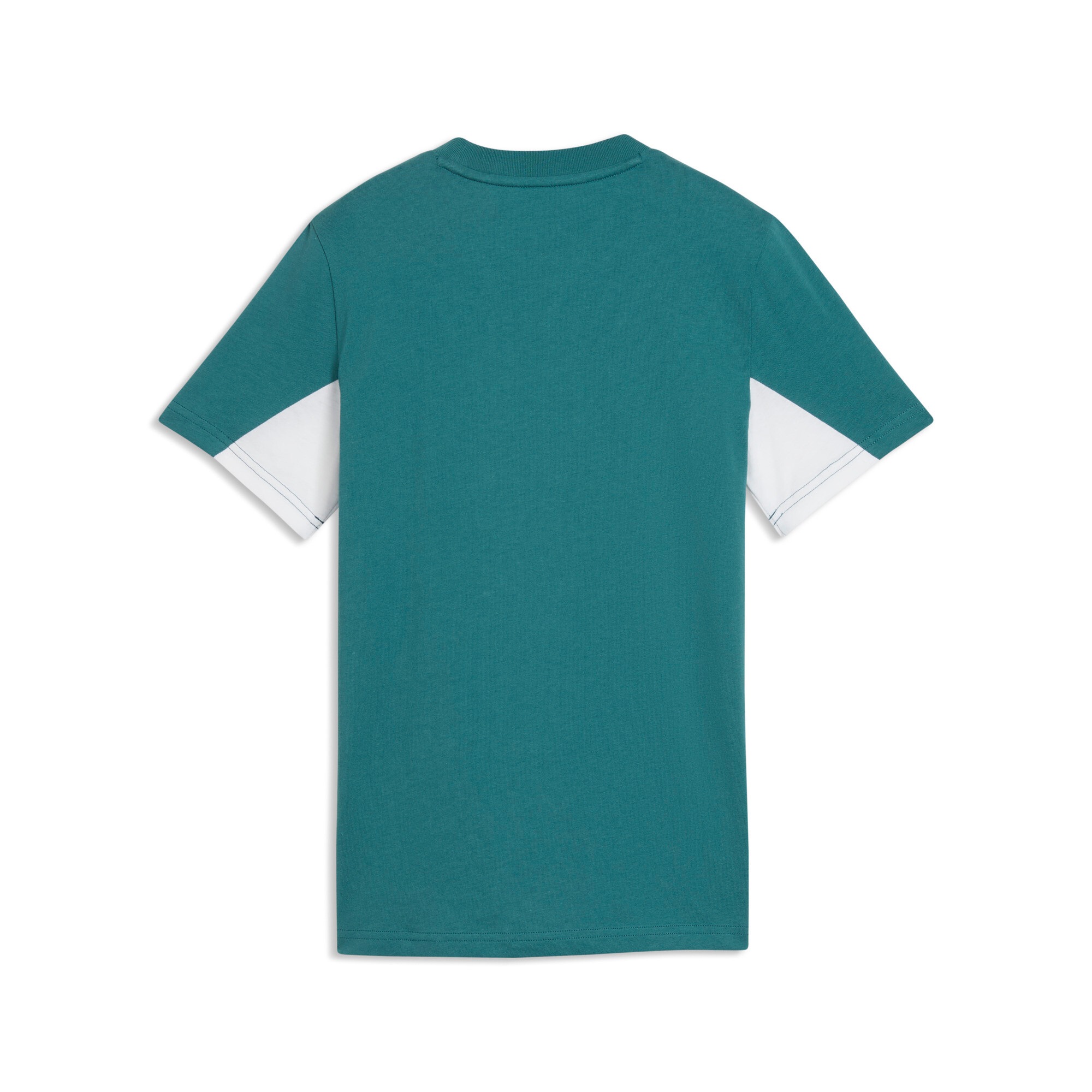 PUMA T-Shirt »ESS BLOCK TEE B« Kurzarm, Rundhalsausschnitt, ohne Kapuze