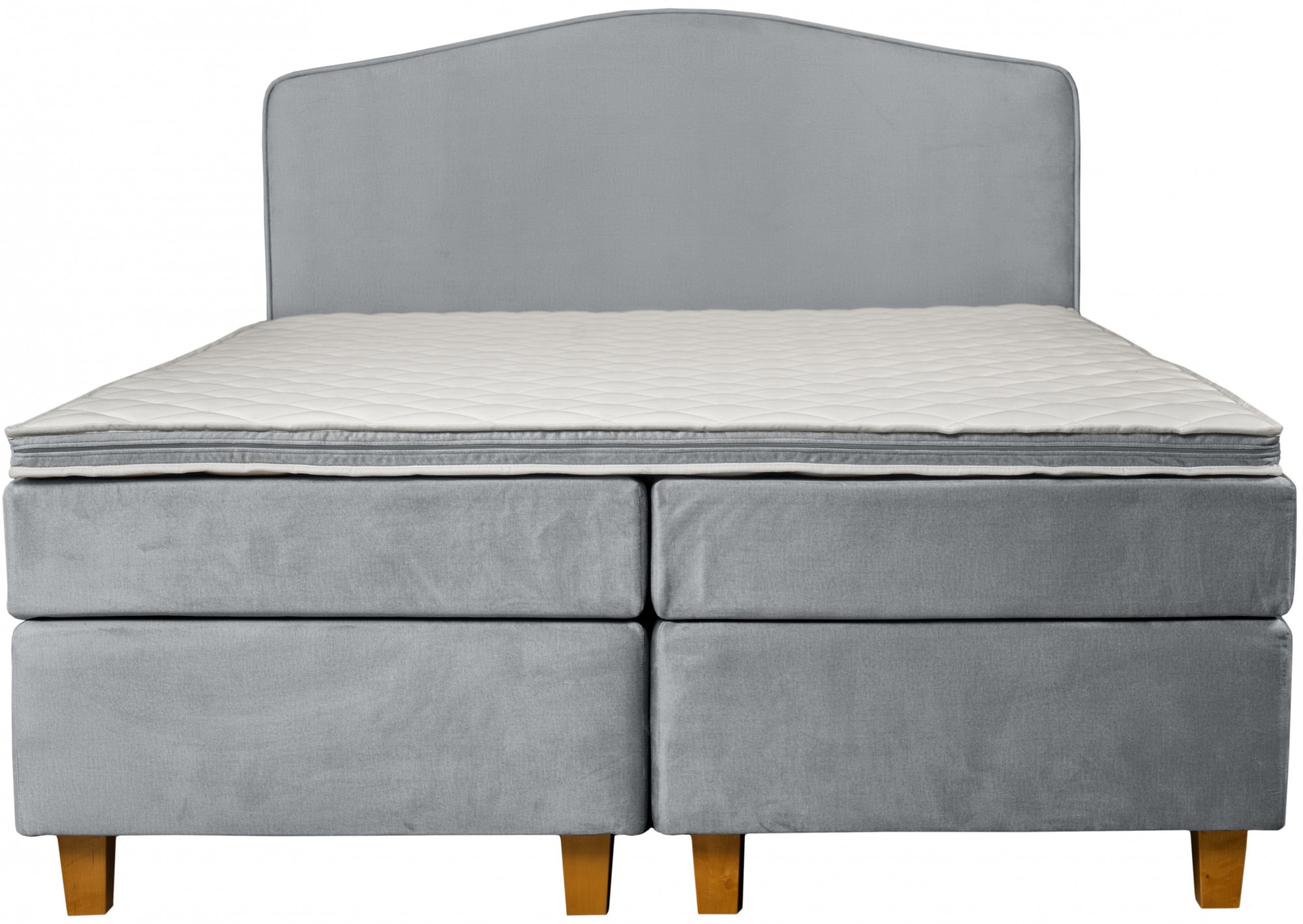 INOSIGN Lit boxspring »Jalma« Füsse aus massiver Birke ; Inkl. Topper