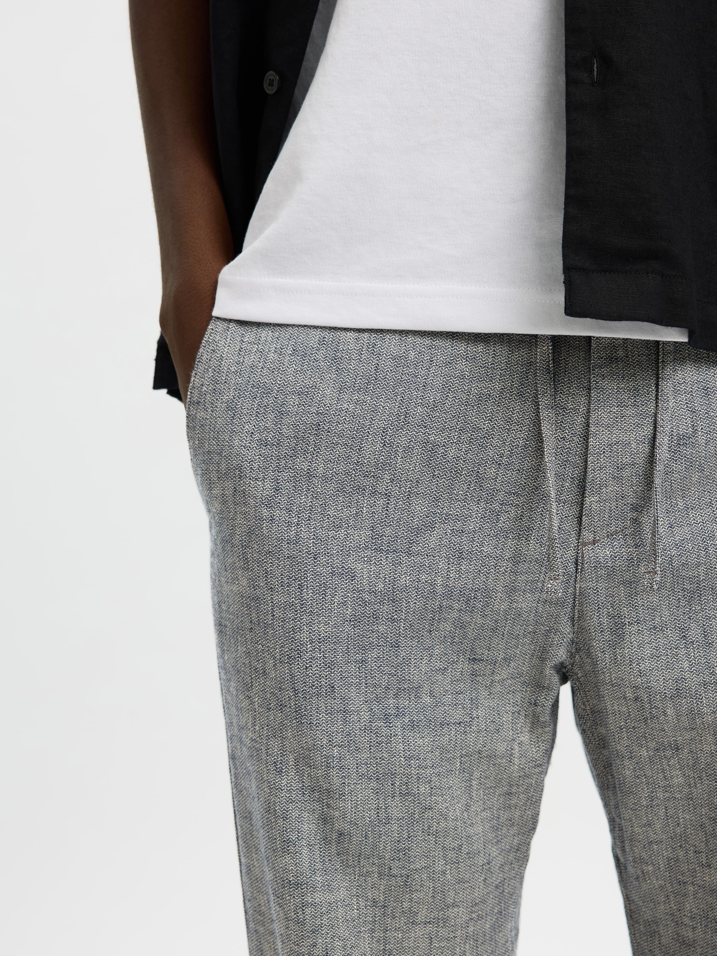 SELECTED HOMME Chinohose »SLH172-SLIMTAPE BRODY LINEN PANT NOOS«  mit Leinen