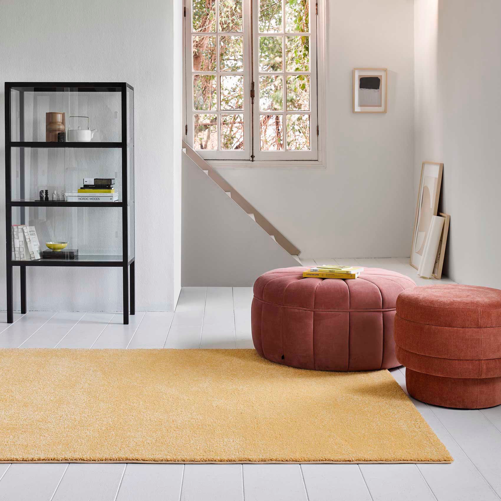 Esprit Tapis »California  ESP-22937« Rectangulaire 18 mm Höhe sehr weicher dichter Flor, Wohnzimmer, Schlafzimmer, Esszimmer, uni