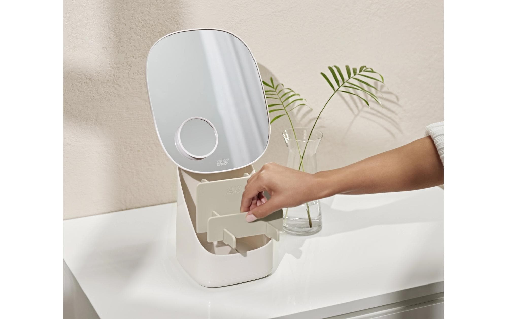 Joseph Joseph Miroir de courtoisie »Viva™ Kosmetik-Organizer« BxTxH: 21x18,5x23 cm