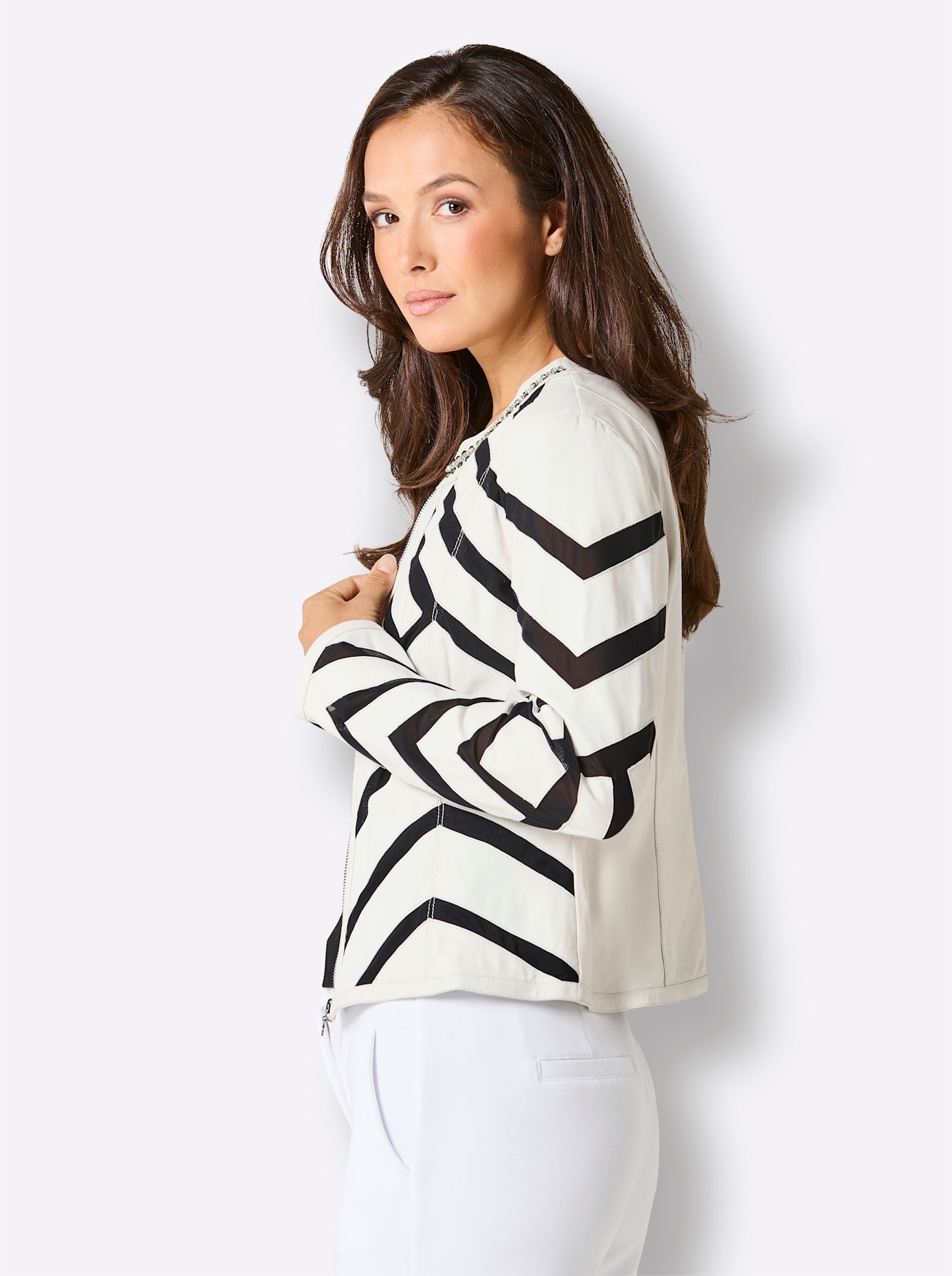 Mainpol Blazer en cuir »Lammnappa-Lederblazer«