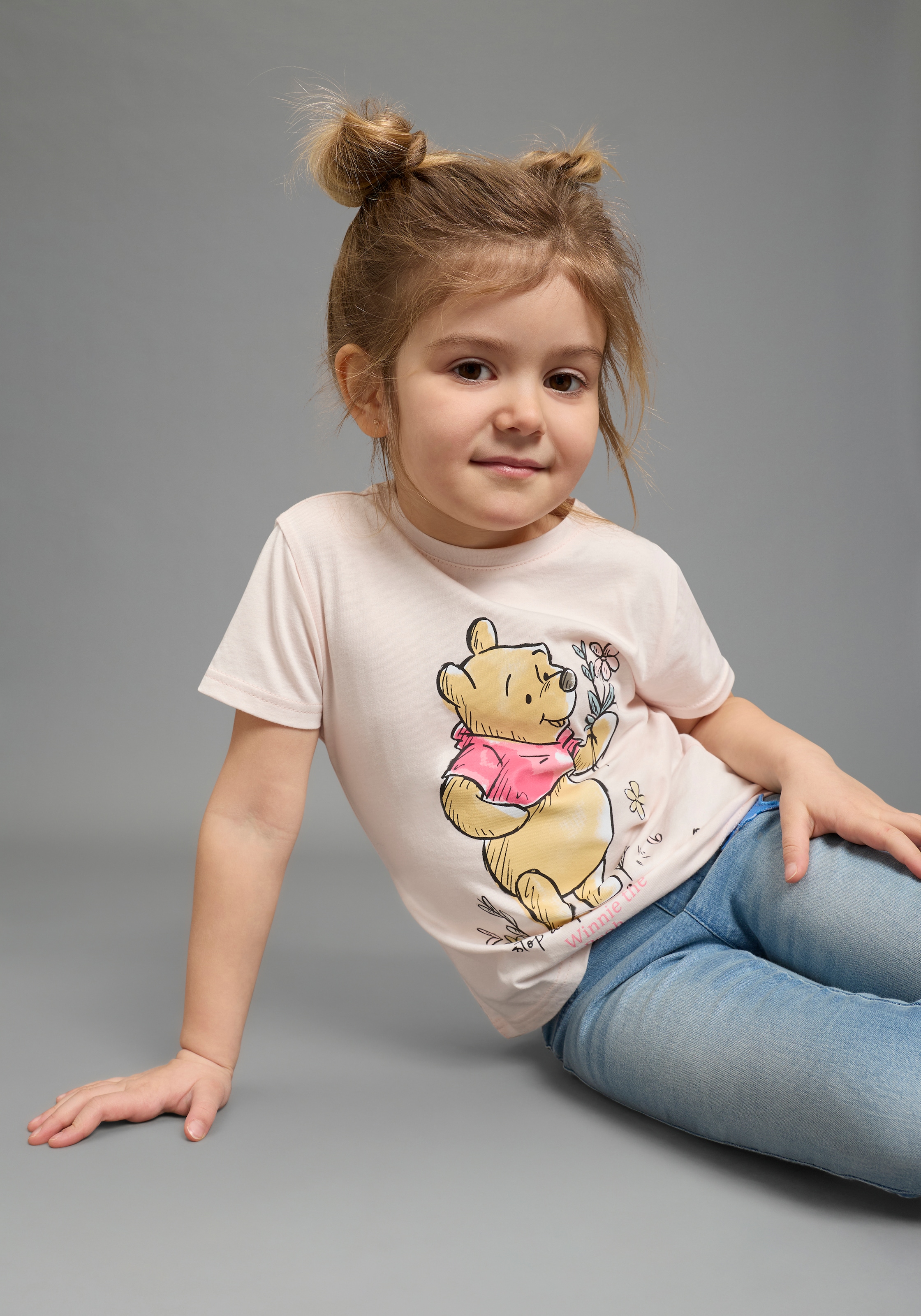 KIDSWORLD T-shirt »WINNIE Puuh - Disney Shirt« Kurzarm, Rundhalsausschnitt, mit modischem Druck, Basic Passform
