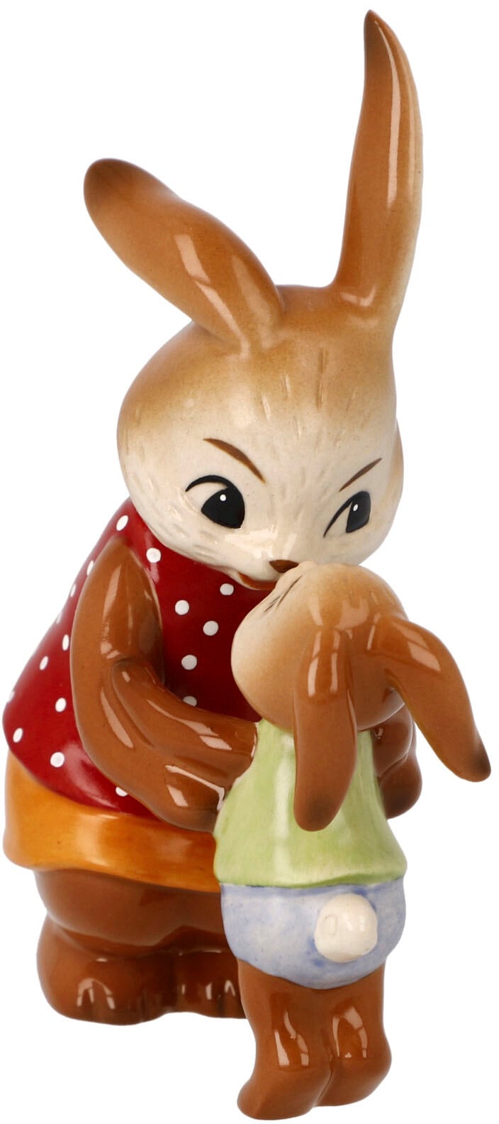 Goebel Osterhase »Kleiner Schatz« Sammelfigur, Hasenmutter mit Hasenkind