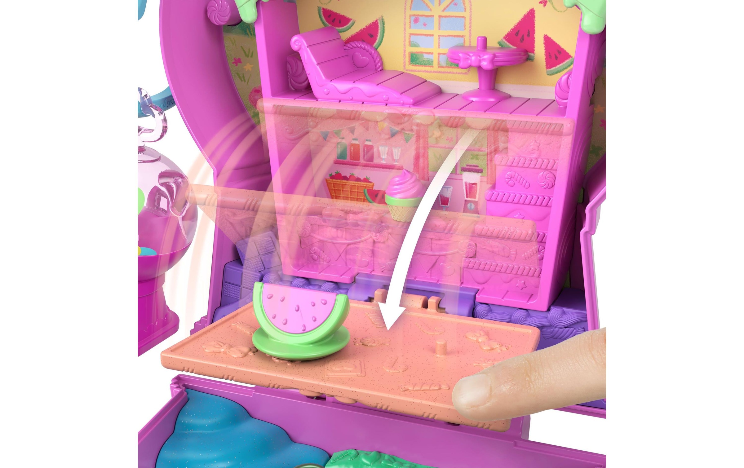 Polly Pocket Spielwelt »Wassermelone- Kaugummi Schatulle«
