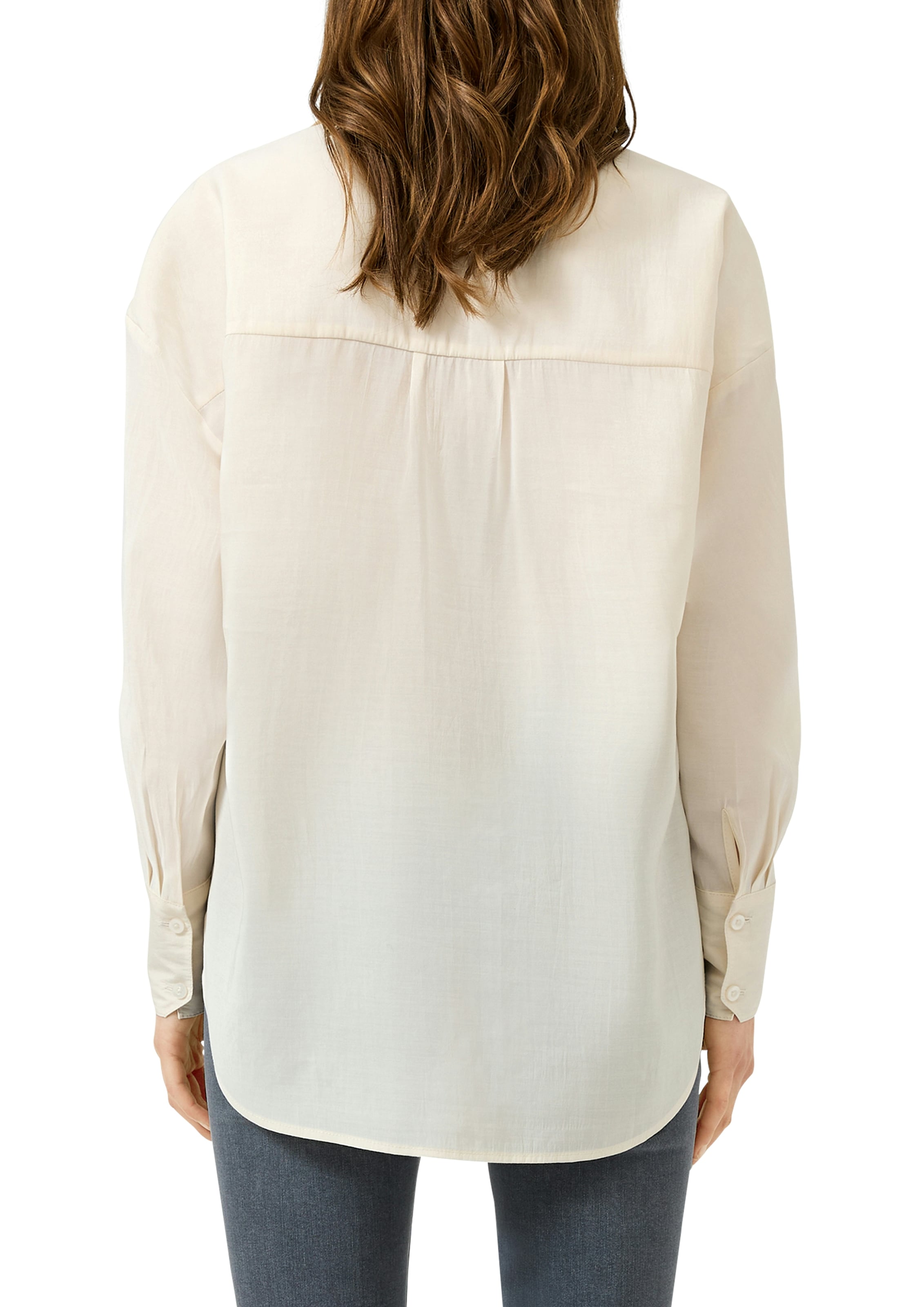 QS Blouse à manches longues mit Knopfleiste