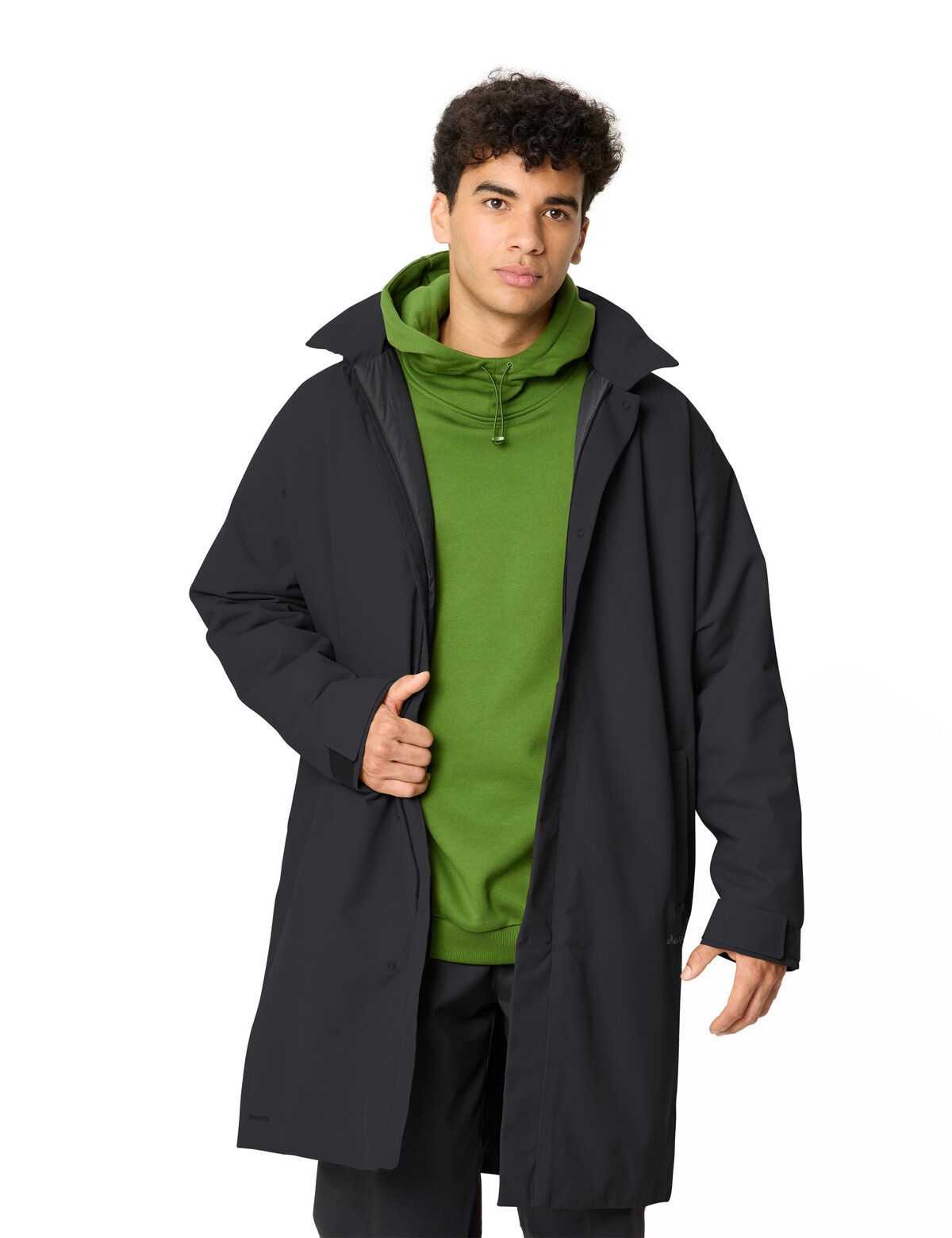VAUDE Trenchcoat »MEN'S COREWAY PADDED TRENCHCOAT« mit leichter Wattierung, mit Zwei-Wege-Reissverschluss