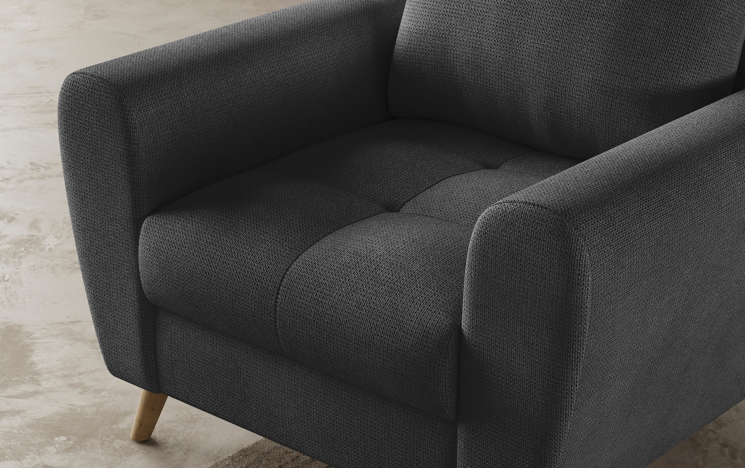 Mr. Couch Sessel »Blackburn II« Passend zu der Garnitur, wahlweise mit Kaltschaum