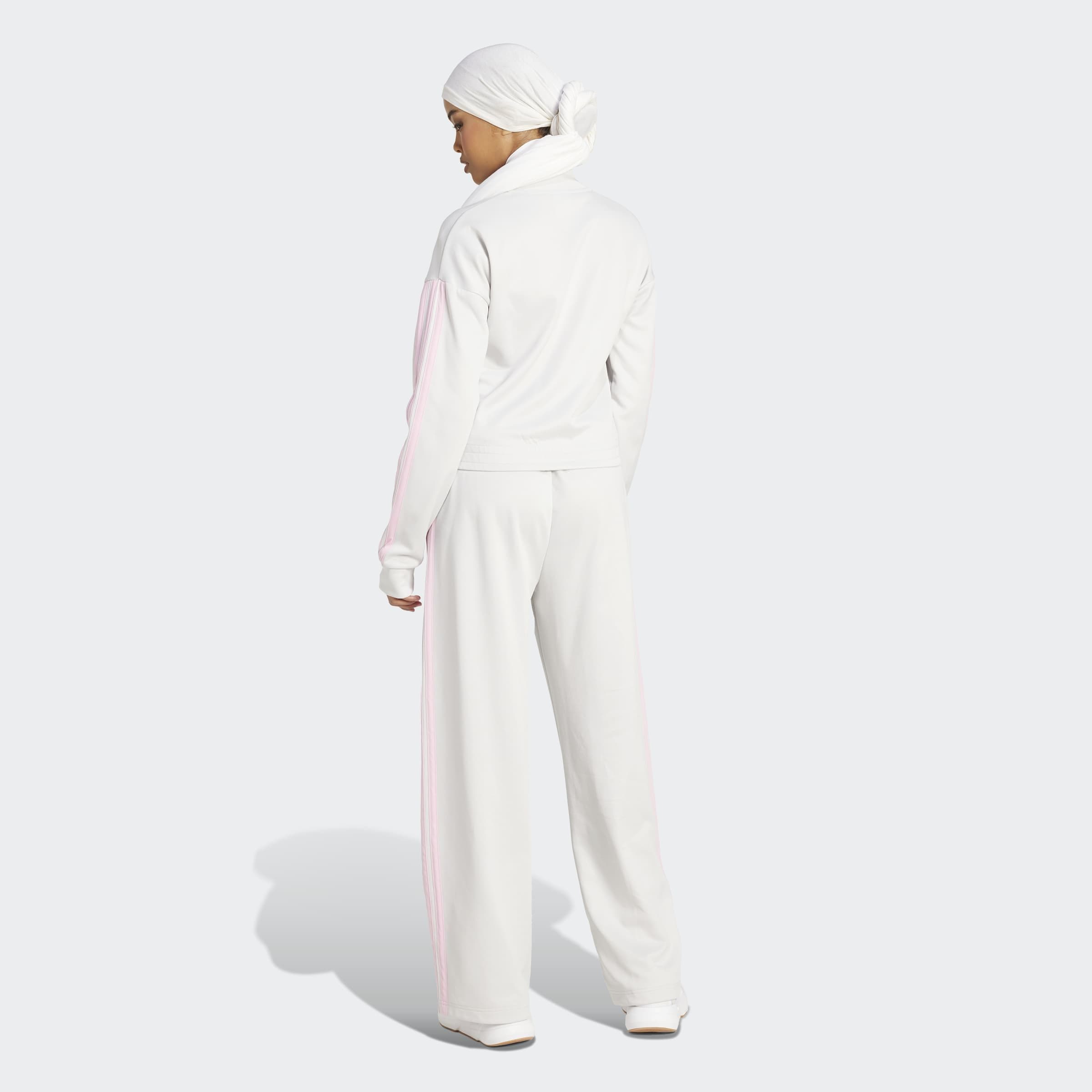 adidas Sportswear Combinaison d'entraînement »W TEAMSPORT TS« 2 cuis tlg. Jacke schmal geschnitten; Hose regulär geschnitten, hoher Bund