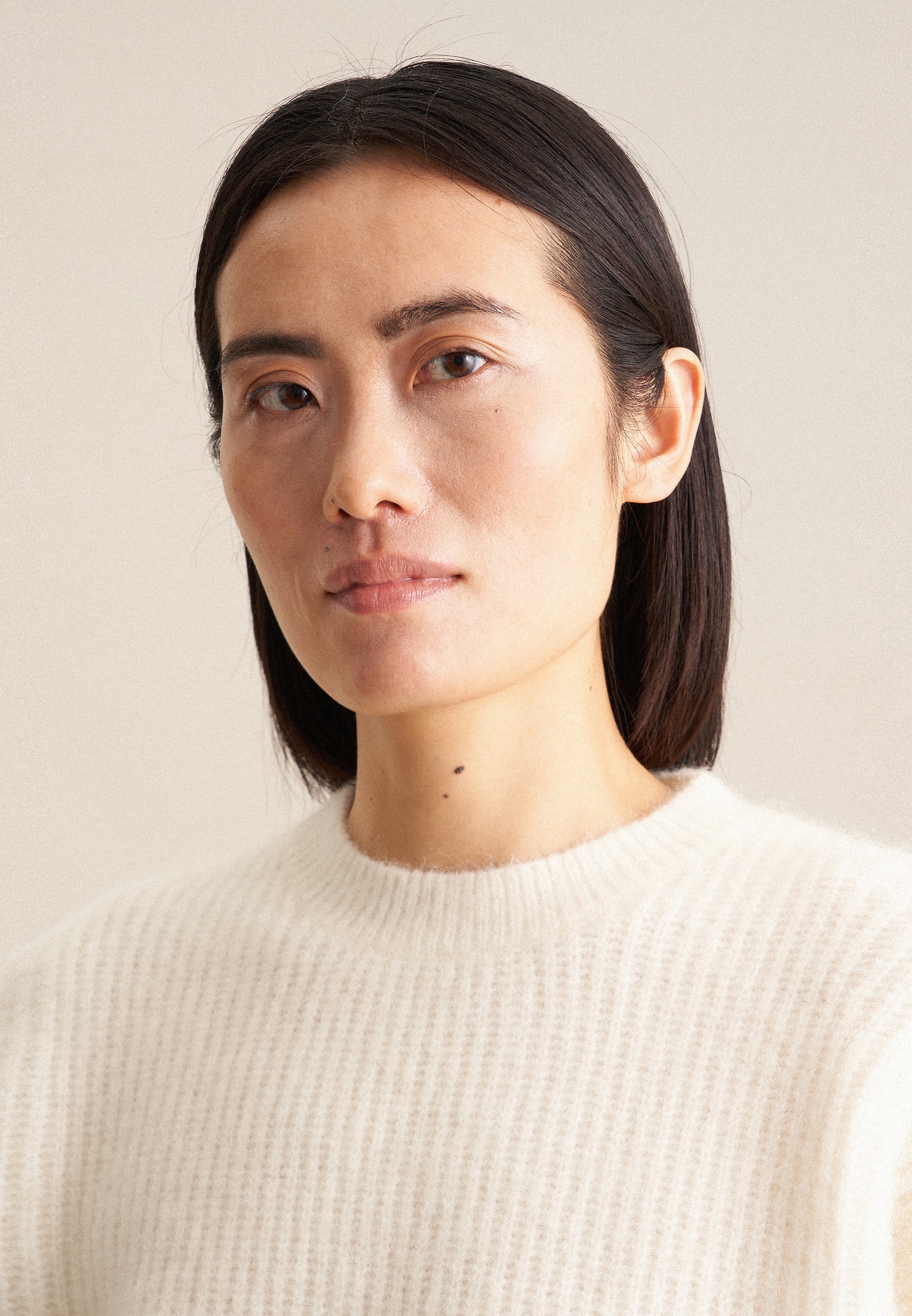 seidensticker Strickpullover »Schwarze Rose« Langarm Rundhals Uni