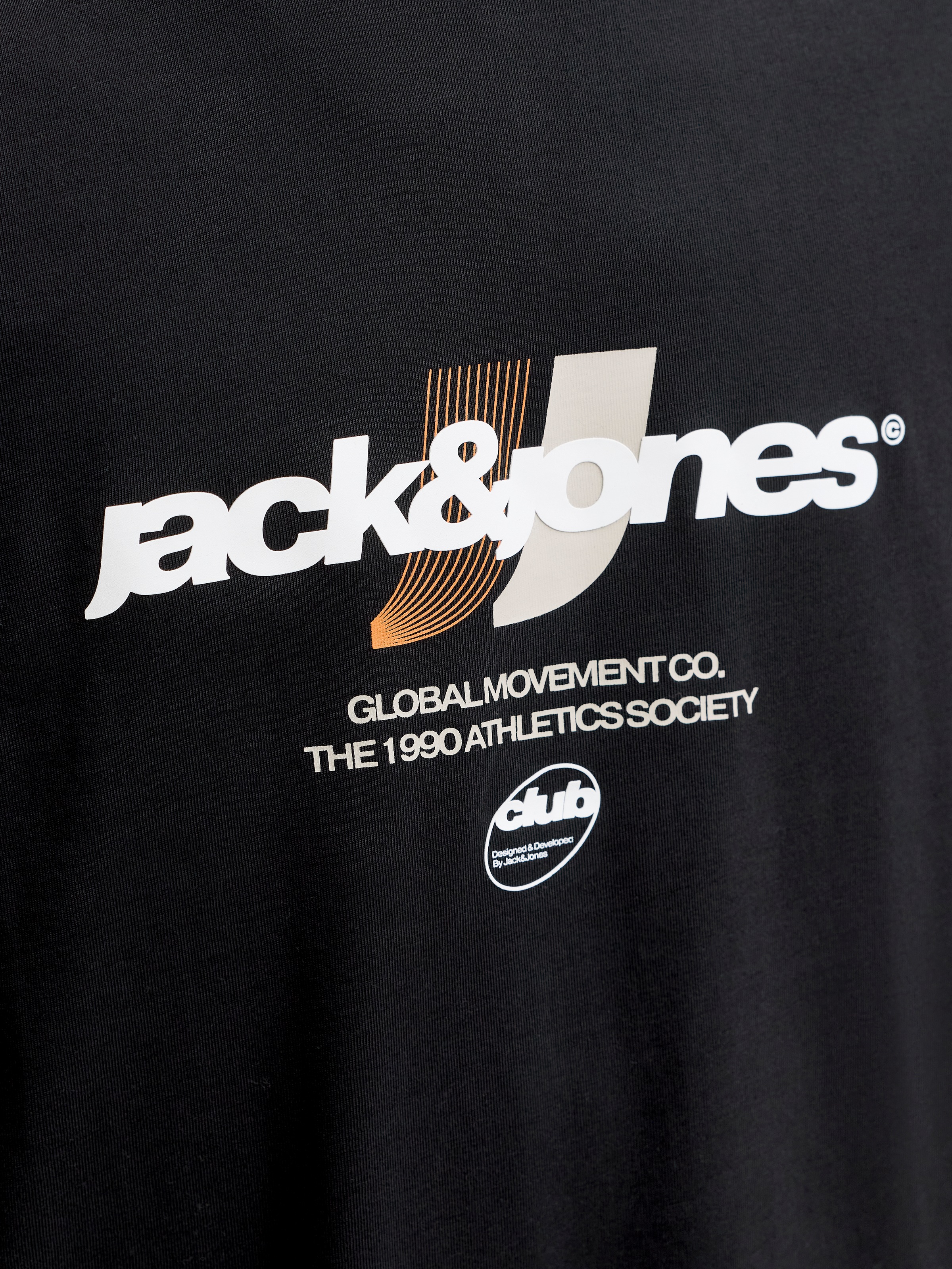 Jack & Jones Shirt à col rond »JCOCLUB GRAPHIC FRONT PRINT TEE SS CN« coton, coupe régulière