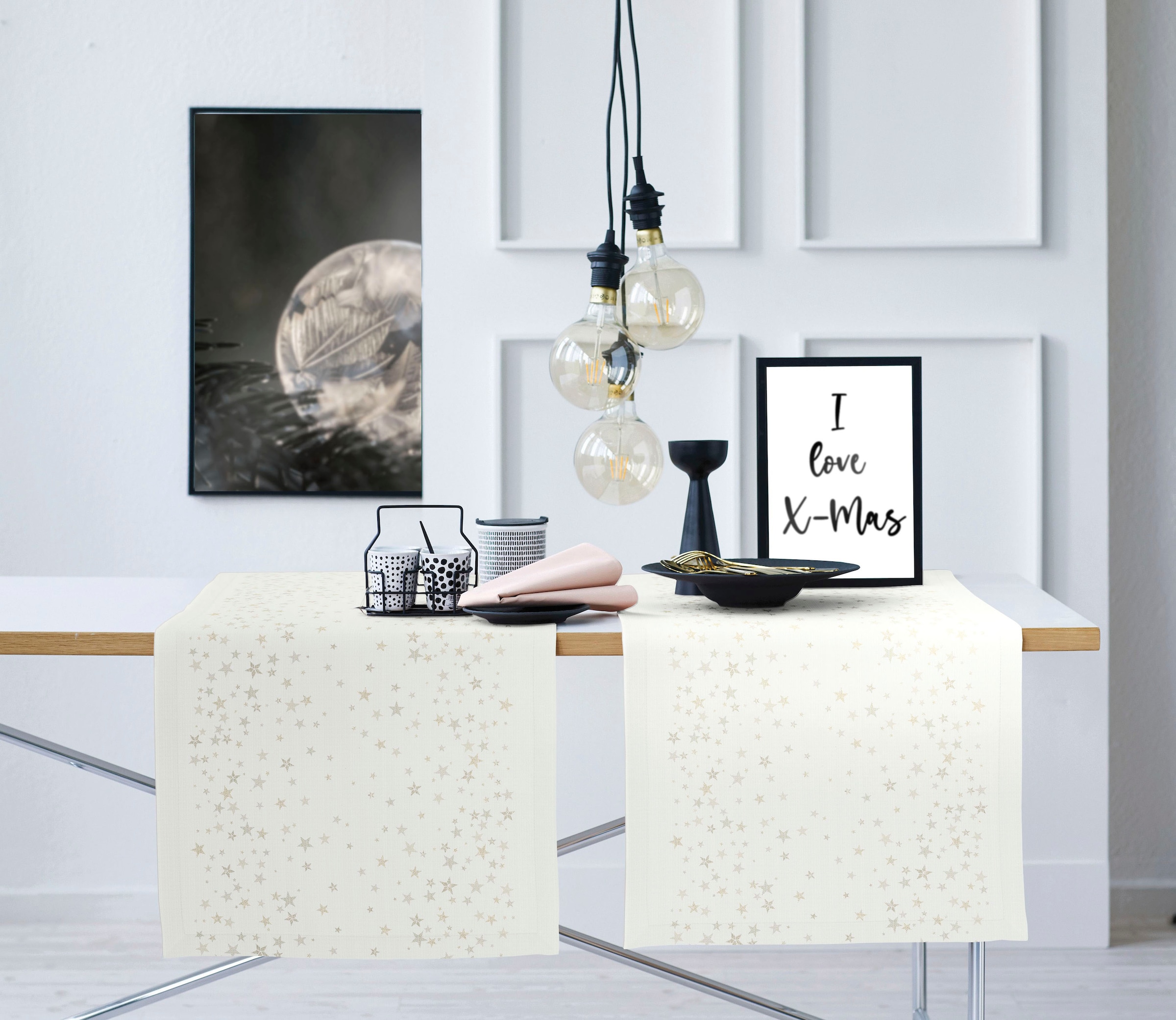 APELT Chemin de table »4709 CHRISTMAS GLAM, Weihnachtsdeko, Weihnachten« tissu jacquard Lurex