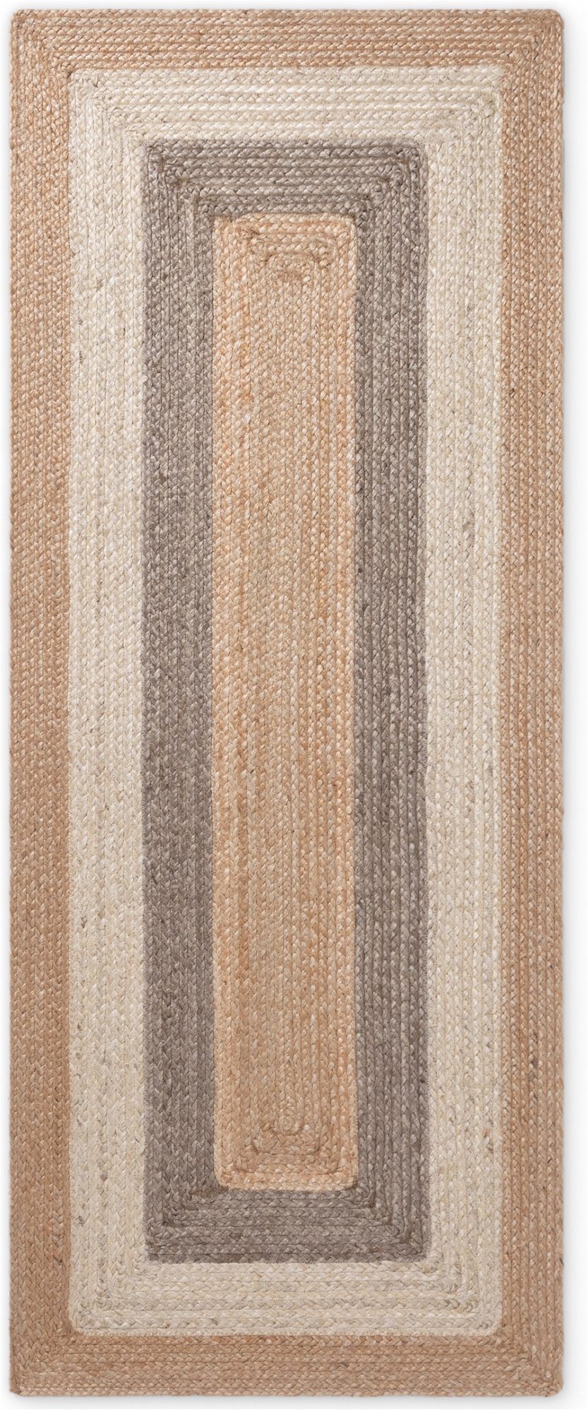 HANSE Home Tapis »Juno Fusion  Juteteppich« Rectangulaire 9 mm Höhe jute, forme, fait main, tapis de salon, tapis naturel, salon