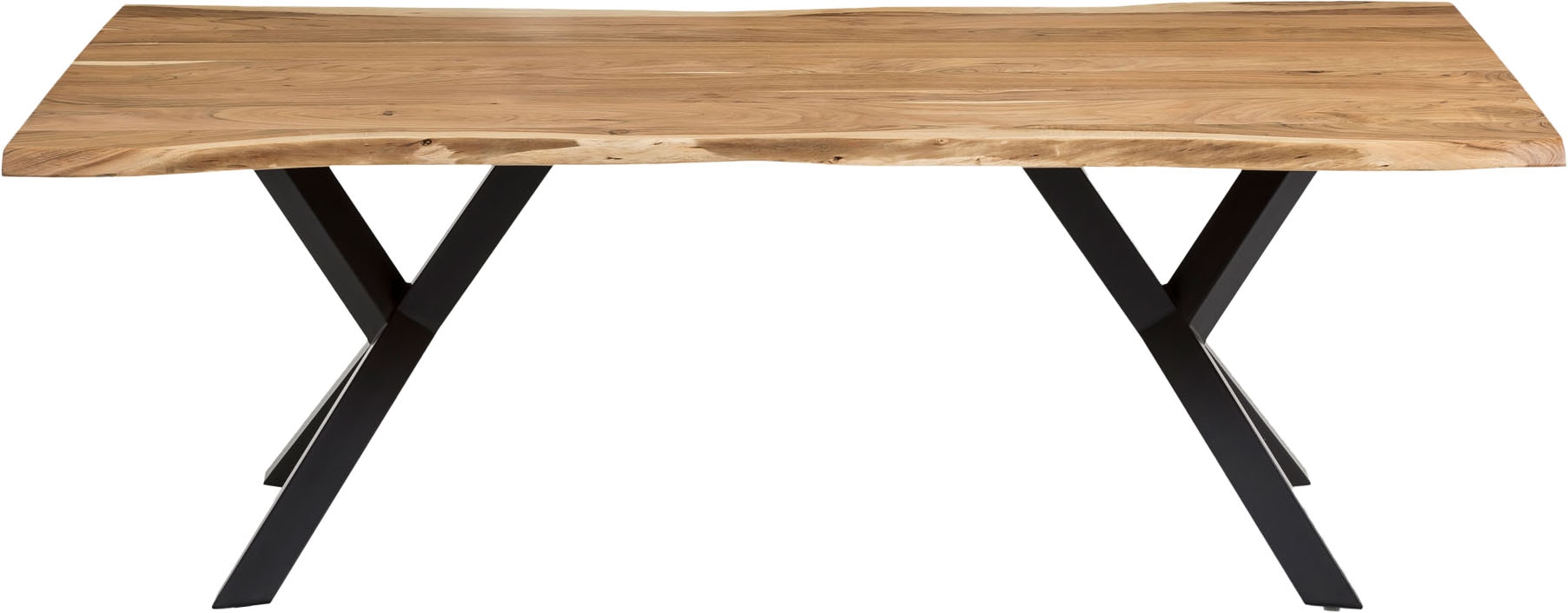 SalesFever Table de salle à manger »Designertisch für Mahlzeiten« Massivholz geölt und zweifach gewachst