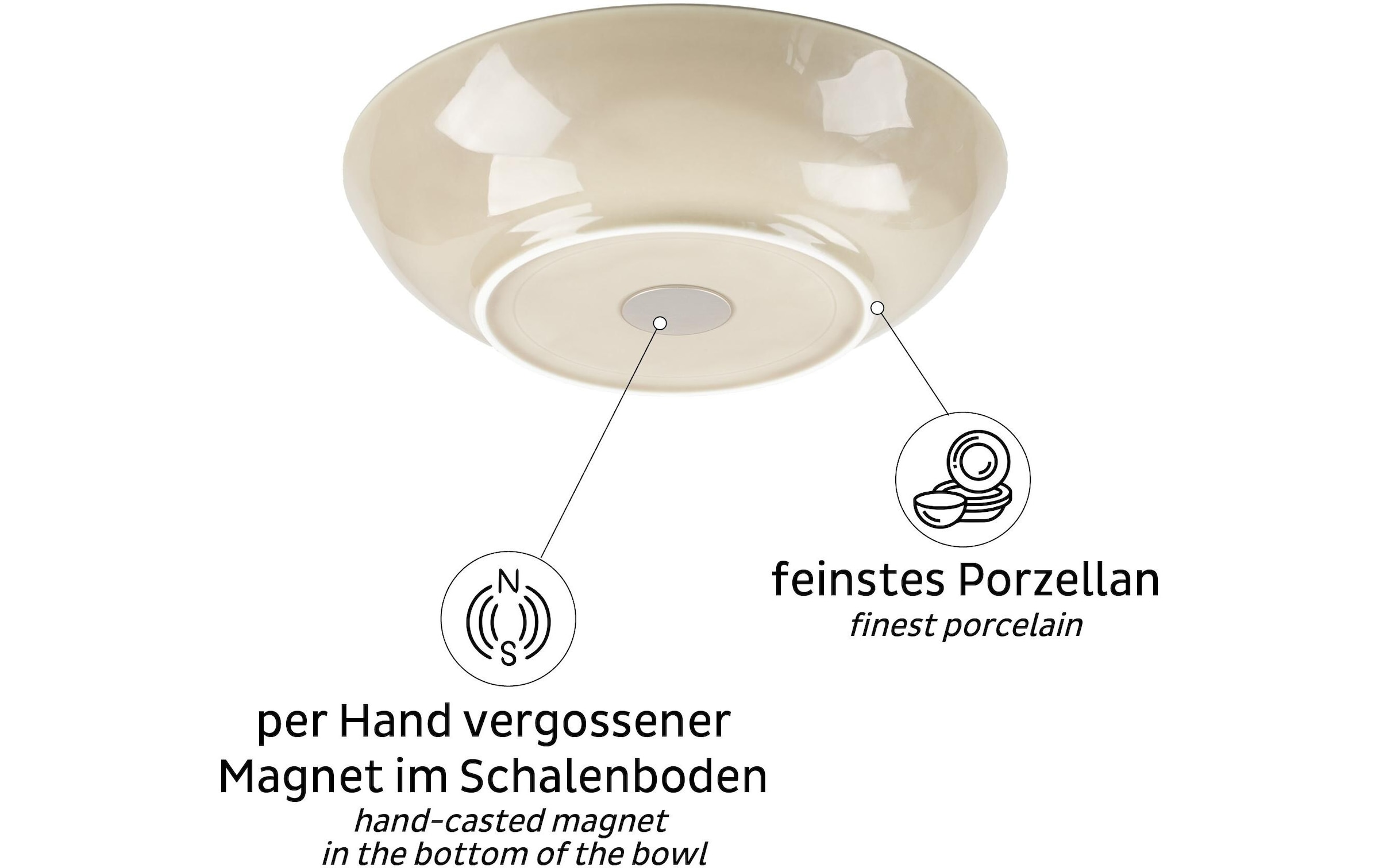silwy MAGNETIC SYSTEM Schüssel »Silwy« aus Porzellan