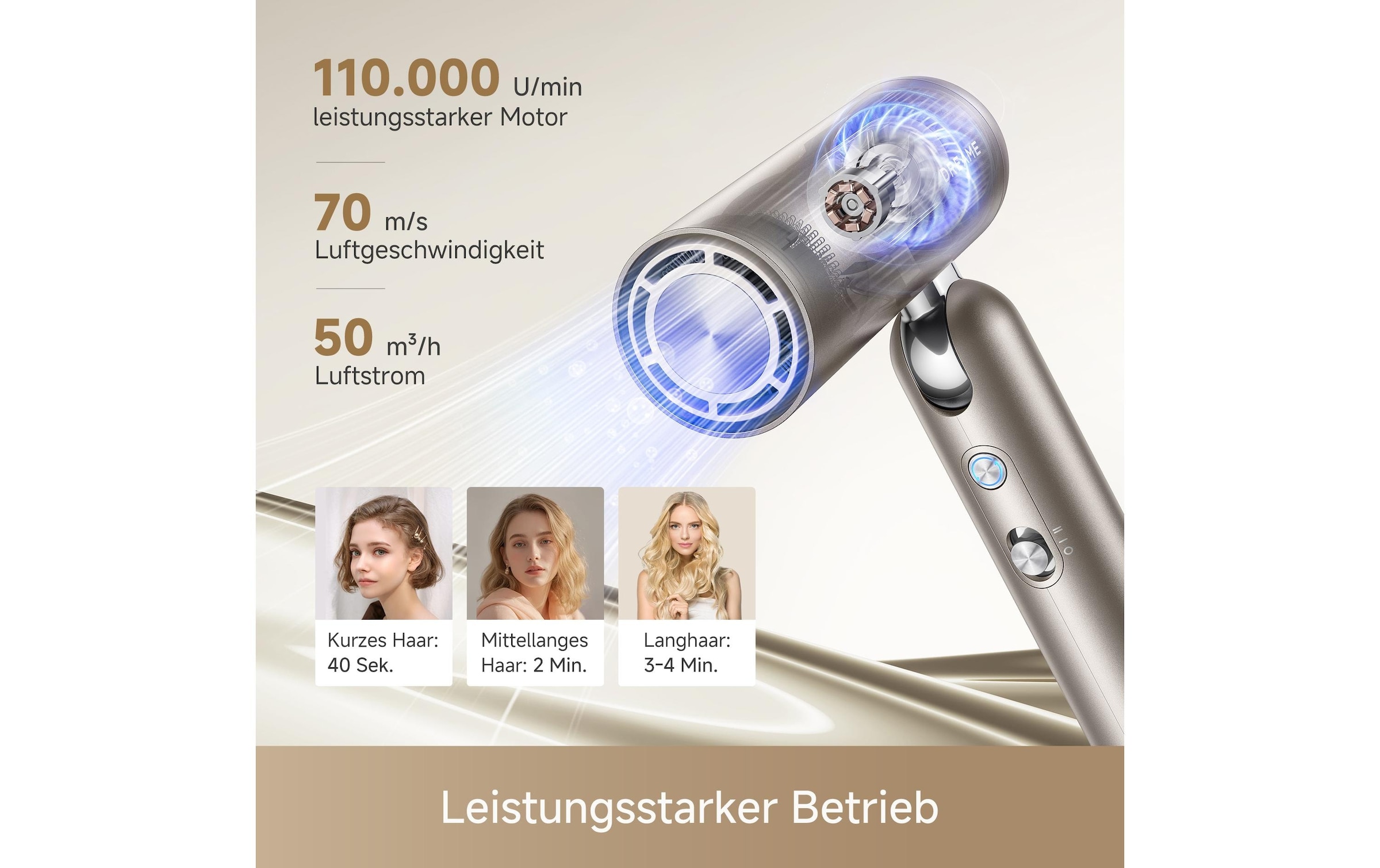 Dreame Haartrockner »Pocket Pro« 1.300 W Föhn