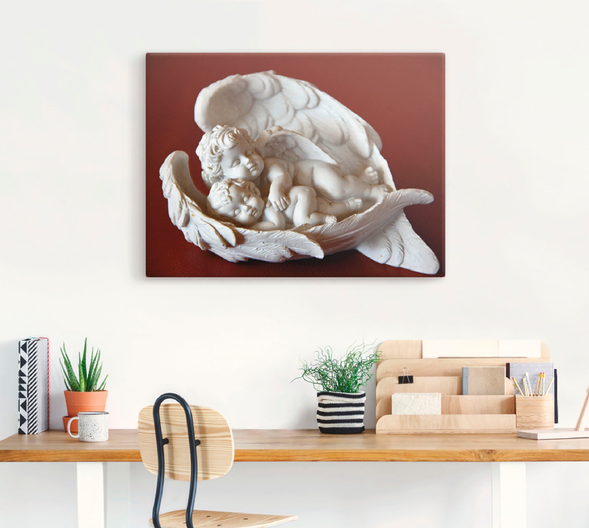 Artland Tableau sur toile »Engel« 1 cuis tlg. auf Holzrahmen gespannt