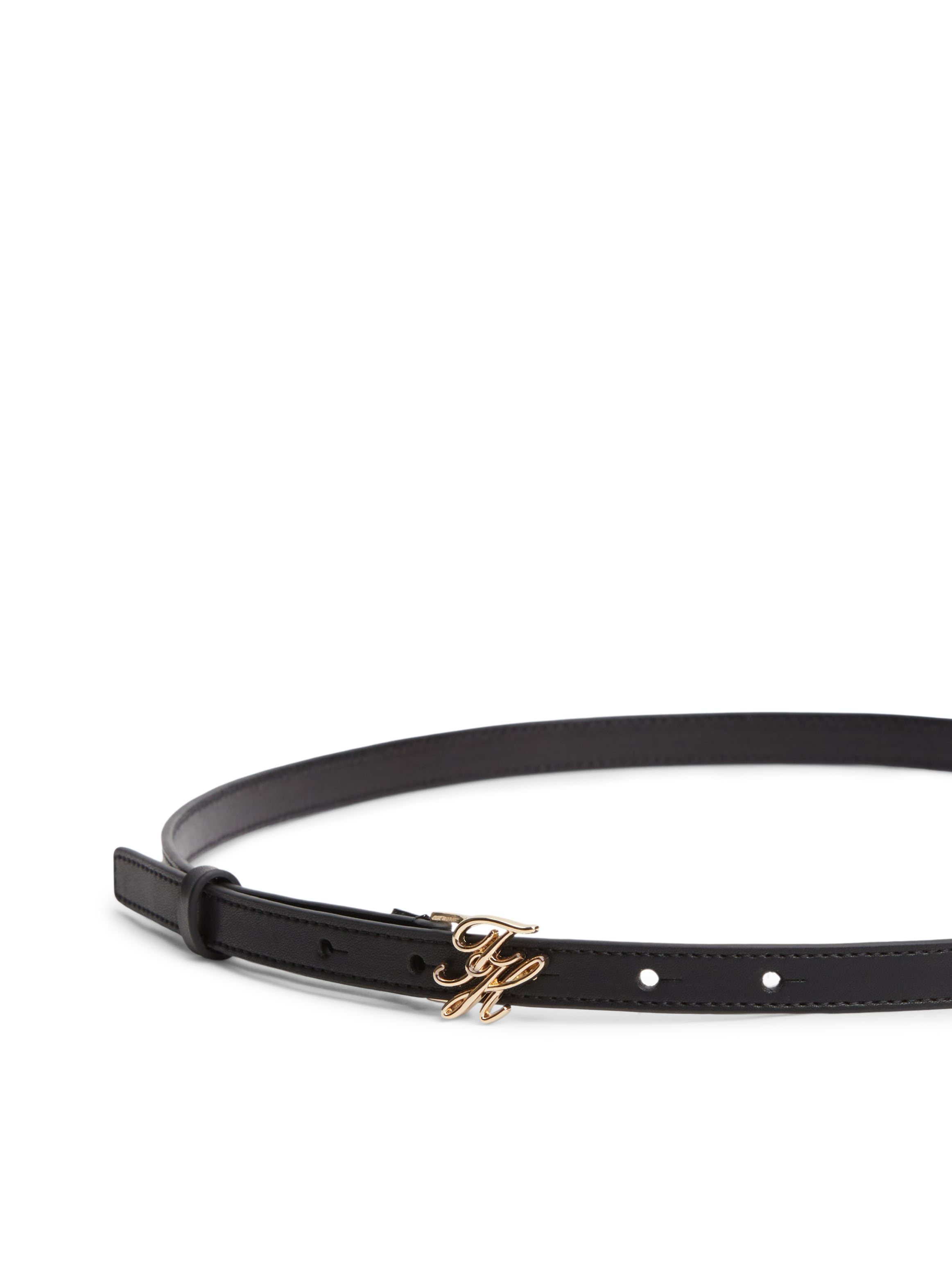 Tommy Hilfiger Ceinture en cuir »SCRIPT 1.5 cm breit« Grössenverstellbar durch Schnalle