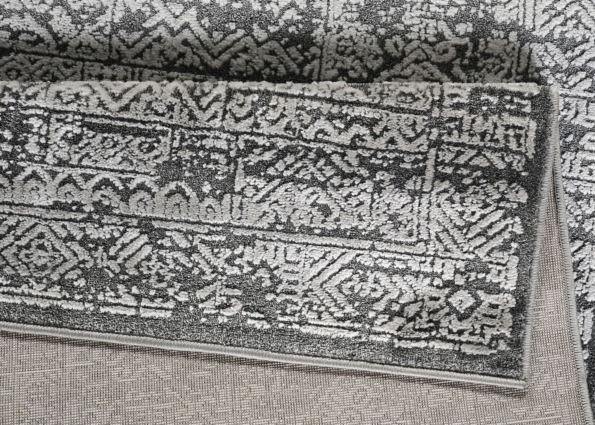 GOODproduct Chemin de table »Selin« Rectangulaire 9 mm Höhe dezenter Glanz, Schrumpf-Garn-Effekt, im Vintage-Look, dichte Qualität