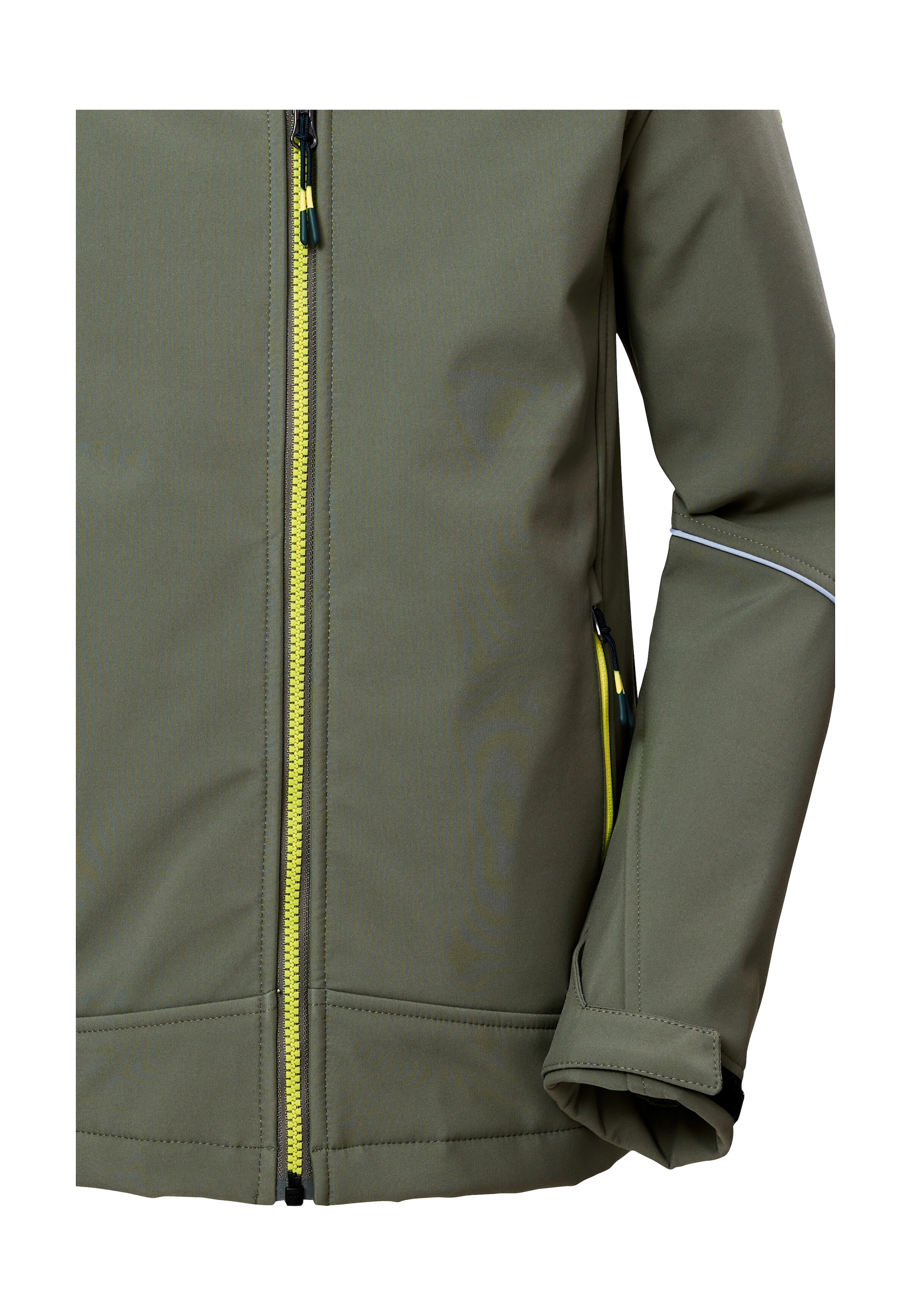 Killtec Veste softshell »KOW 366 BYS SFTSHLL JCKT« veste softshell déperlante avec polaire, capuche et réflecteurs