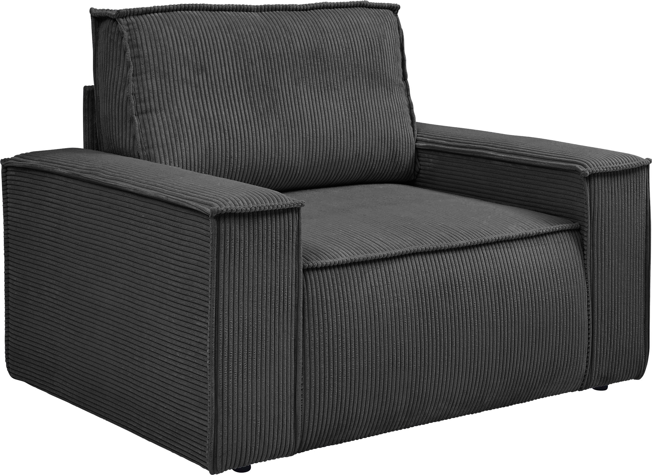 GOODproduct Fauteuil »SHERWOOD, Love-Seat in 3 Stoffarten verfügbar« compatible avec la série de coussins SHERWOOD