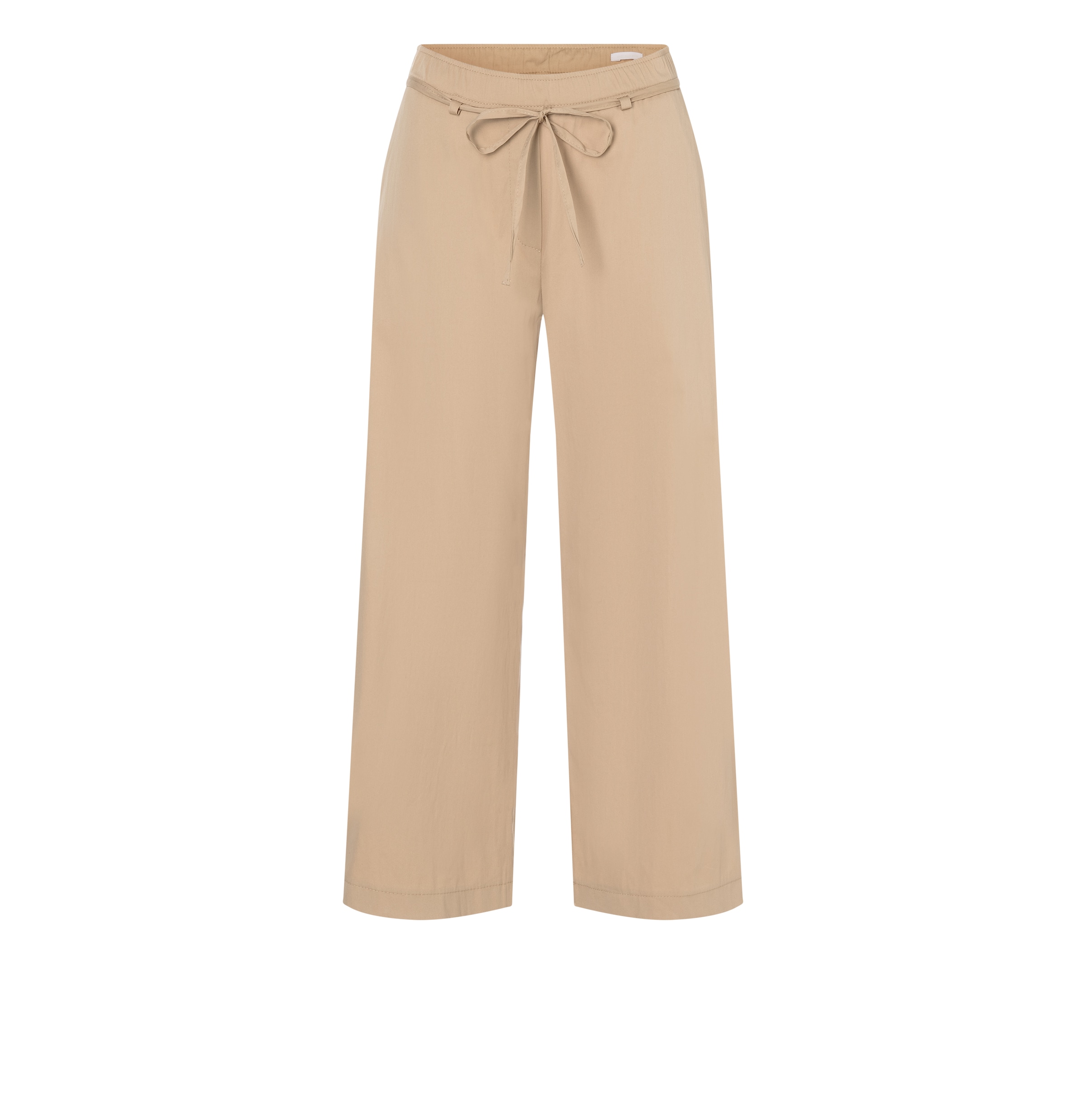 MAC Pantalon 7/8 »CHIARA BELT cropped«  Wide Fit, mit geradem, weitem Bein