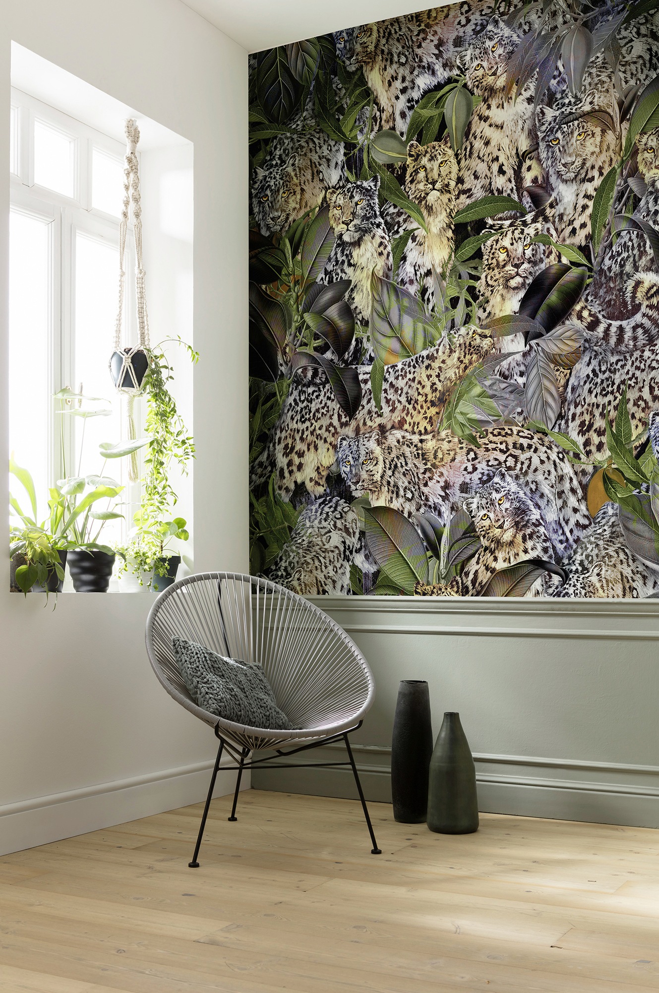 Komar Vliestapete »Digitaldruck Vlies -  Wild Cats - Grösse 200 x 250 cm« bedruckt glatt Wohnzimmer, Schlafzimmer